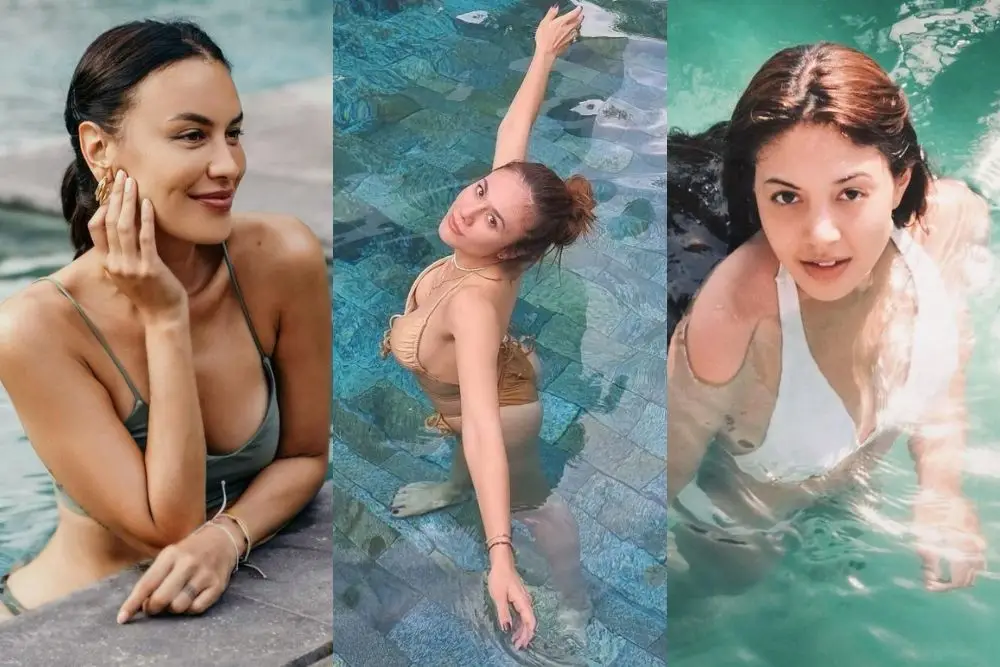 Begini Potret Artis Janda Saat Asik Berenang, Seksi Abis! 