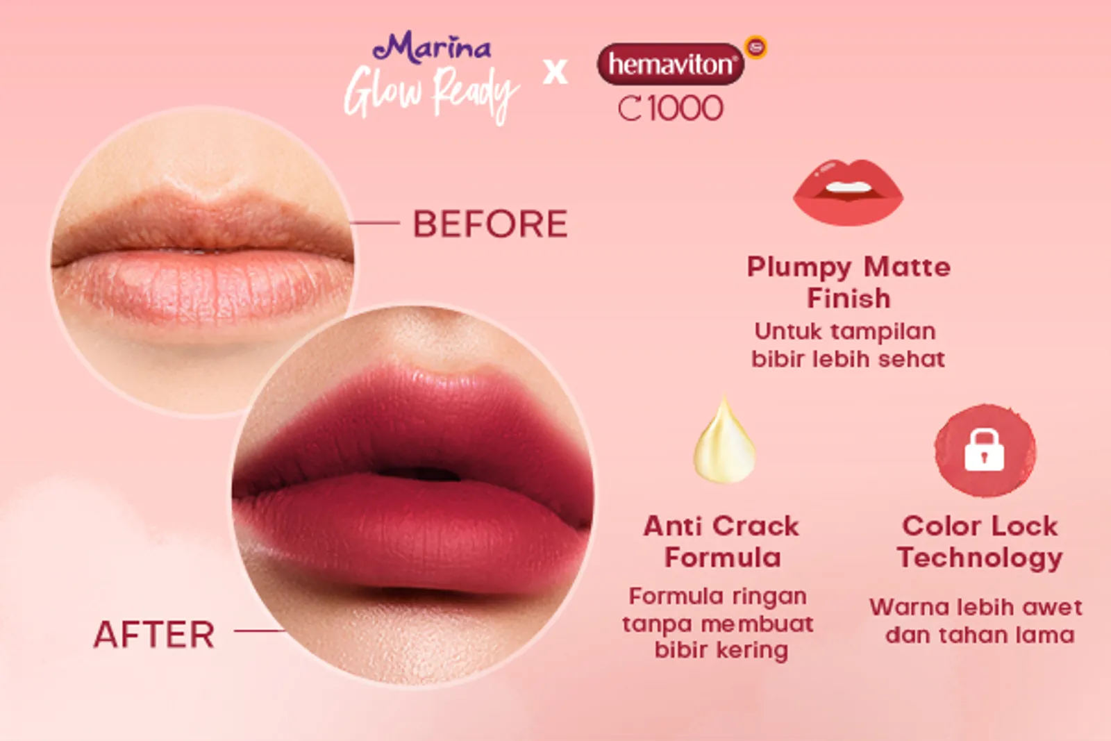 Review: Marina Glow Ready Lip Cream x hemaviton C1000 Limited Edition