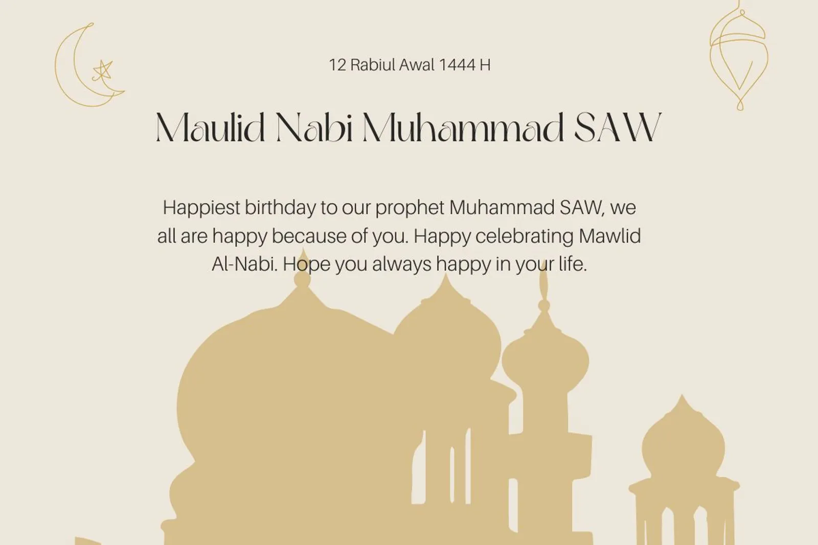 20 Ucapan Maulid Nabi Muhammad SAW dalam Bahasa Inggris