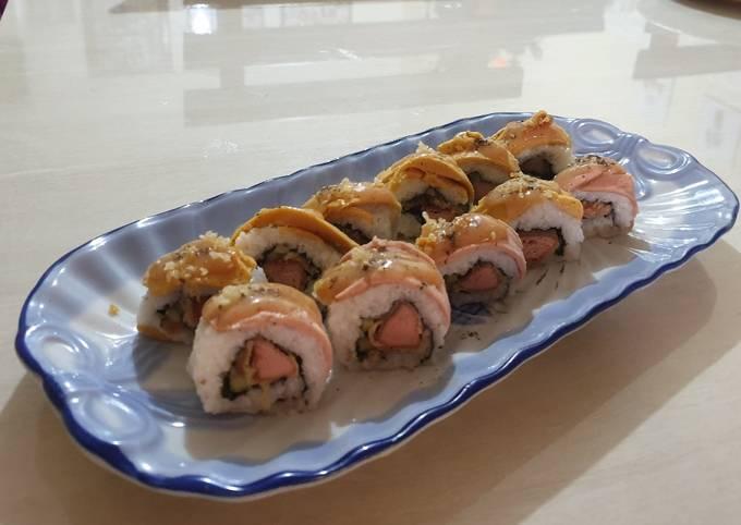 15 Cara Membuat Sushi Mentai Rumahan, Lezat dan Mudah Dibuat