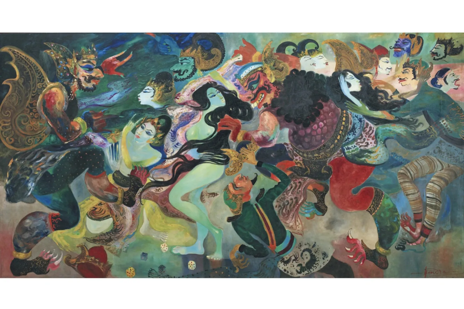 Ratusan Miliar, Ini 10 Lukisan Mahakarya Seniman Indonesia Termahal