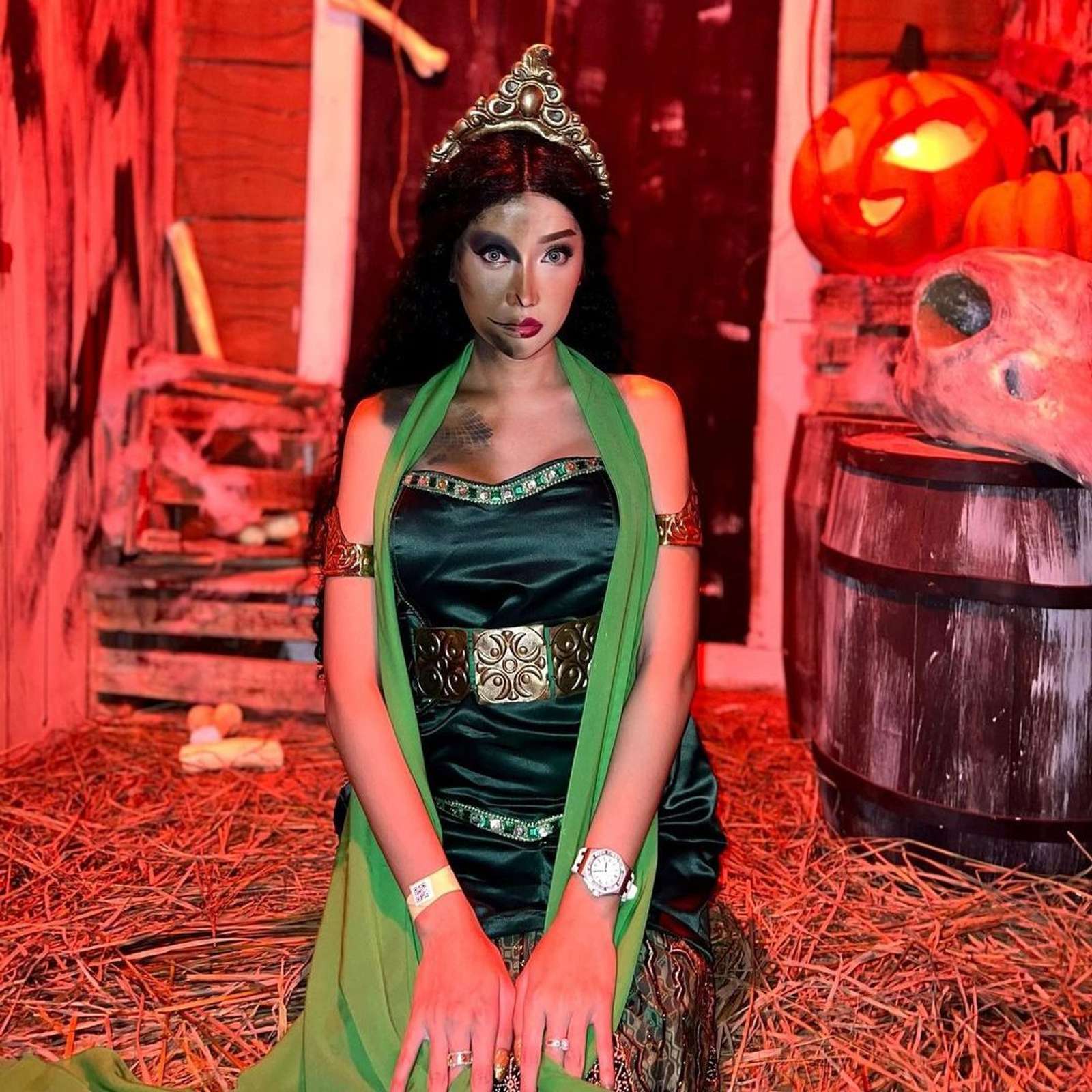 Riasan Artis Indonesia saat Rayakan Halloween