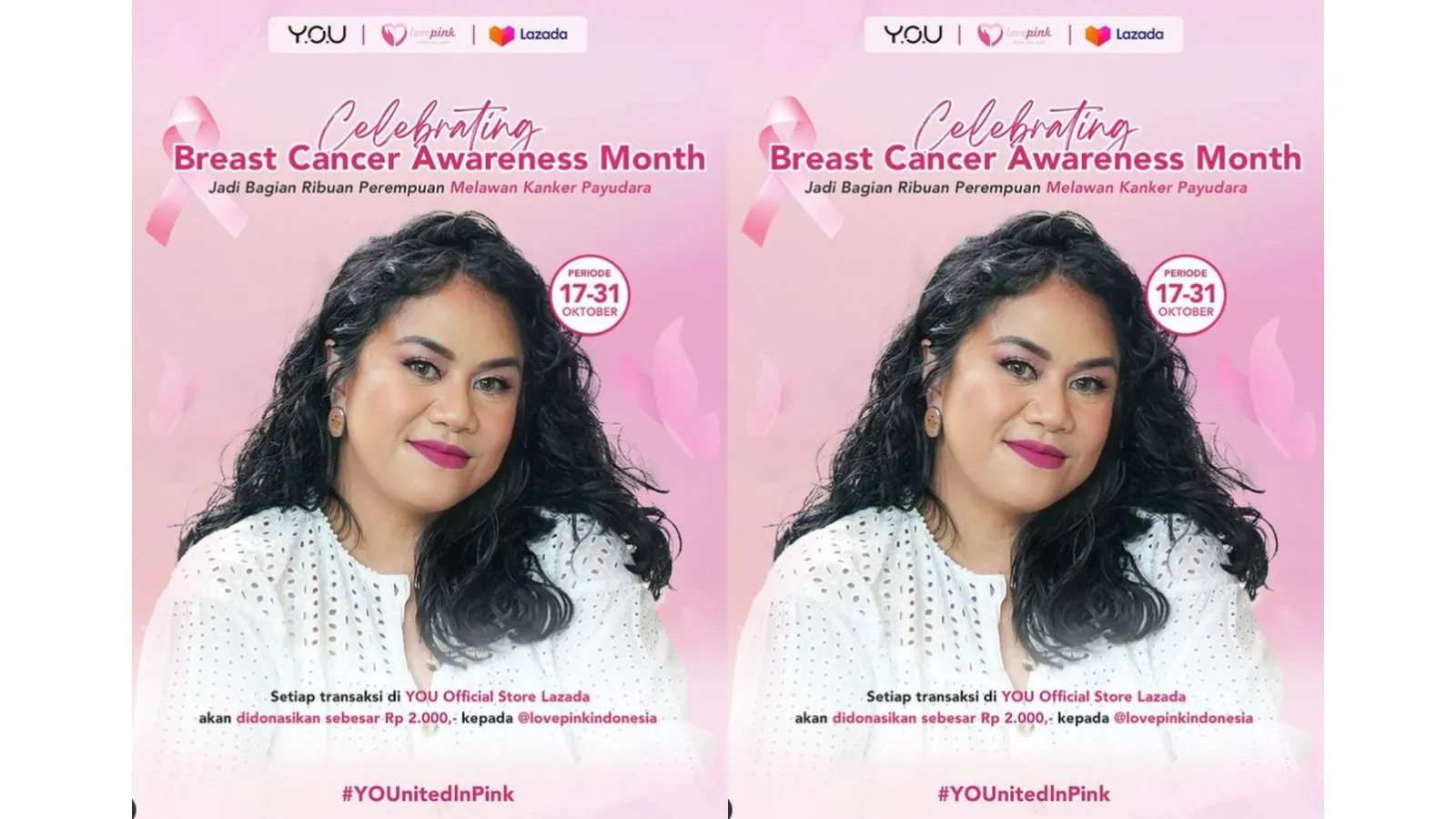 YOU Beauty Turut Peringati Bulan Kesadaran Kanker Payudara