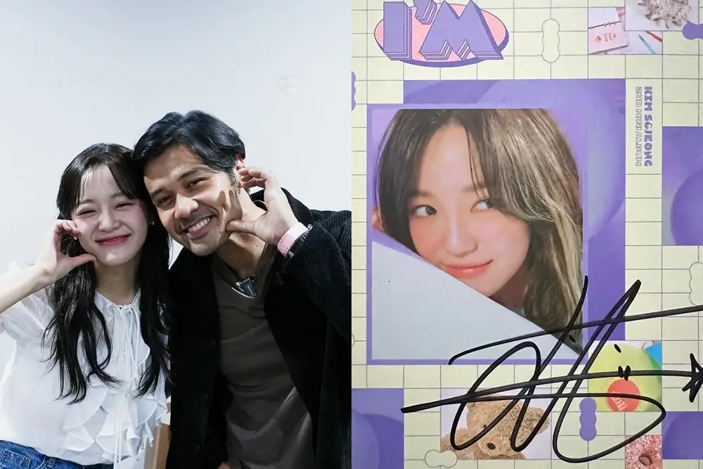 10 Momen Persahabatan Kim Sejeong dan Chicco Jerikho, Manis Banget!