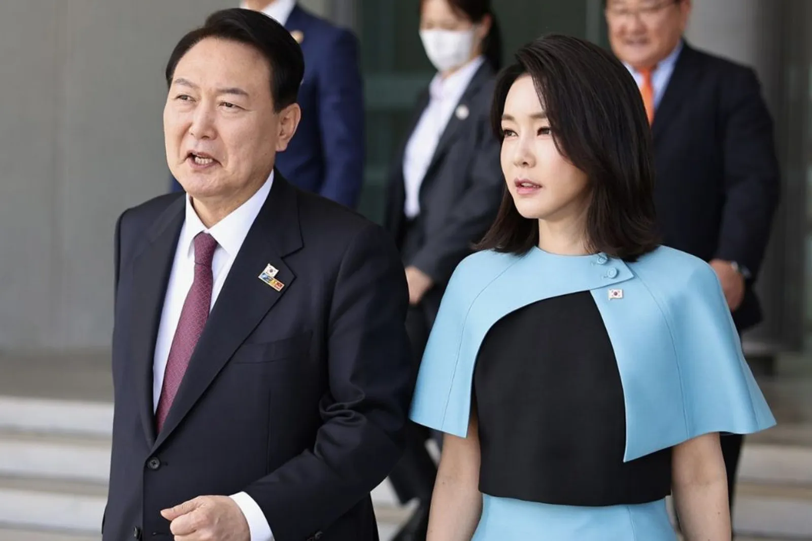 Pesona Kim Keon Hee, Istri Presiden Korea yang Tampil Bak Idol 