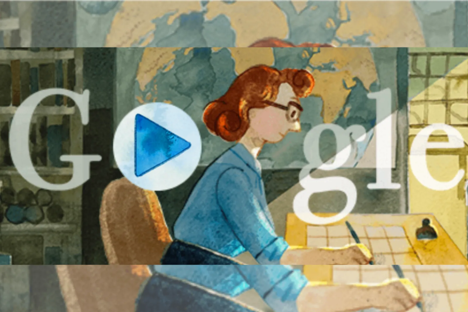Google Doodle Tampilkan Marie Tharp, Ahli Geologi Perempuan Inspiratif