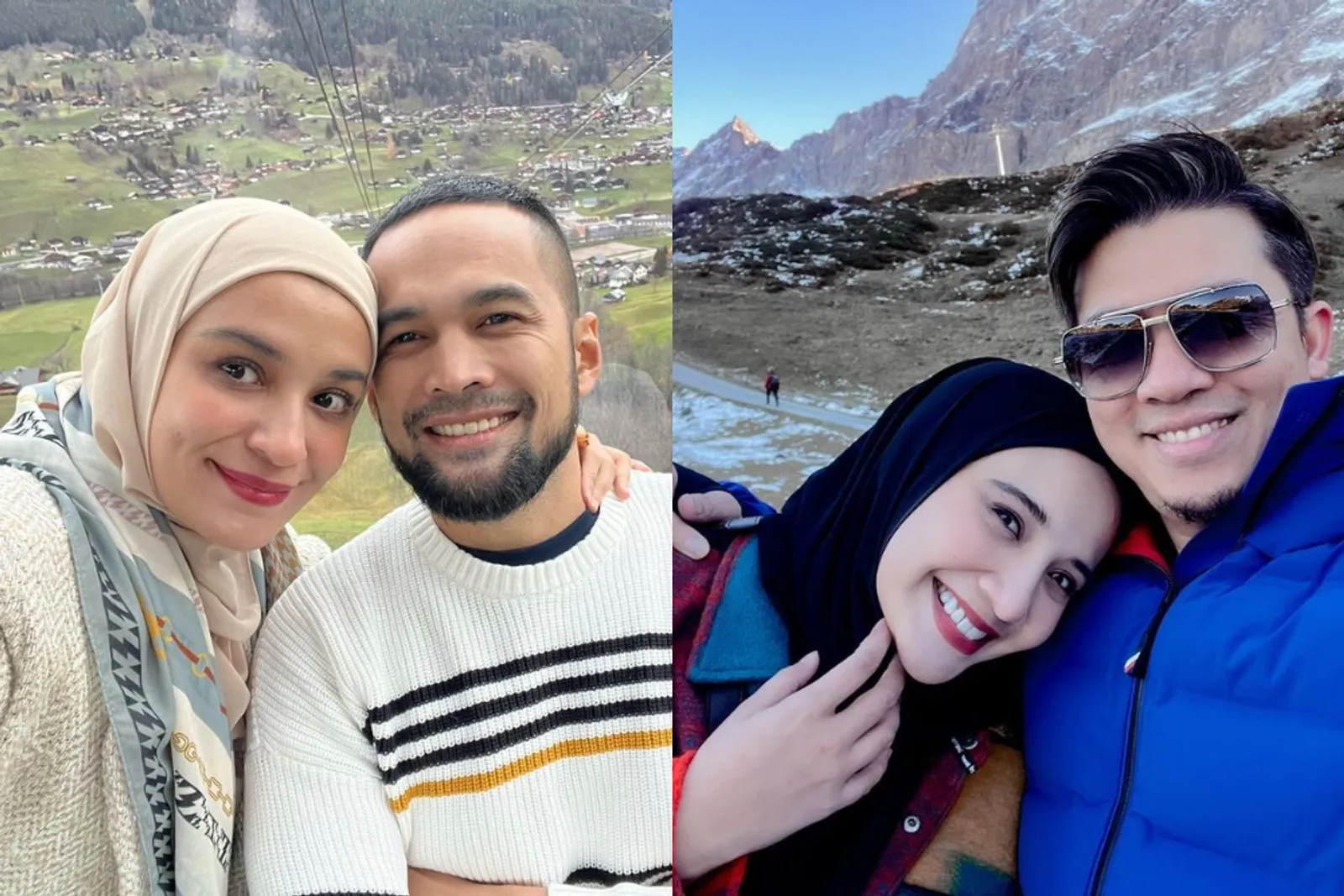 9 Potret Adu Mesra Kakak Adik Artis Bareng Suaminya, Langgeng Terus!