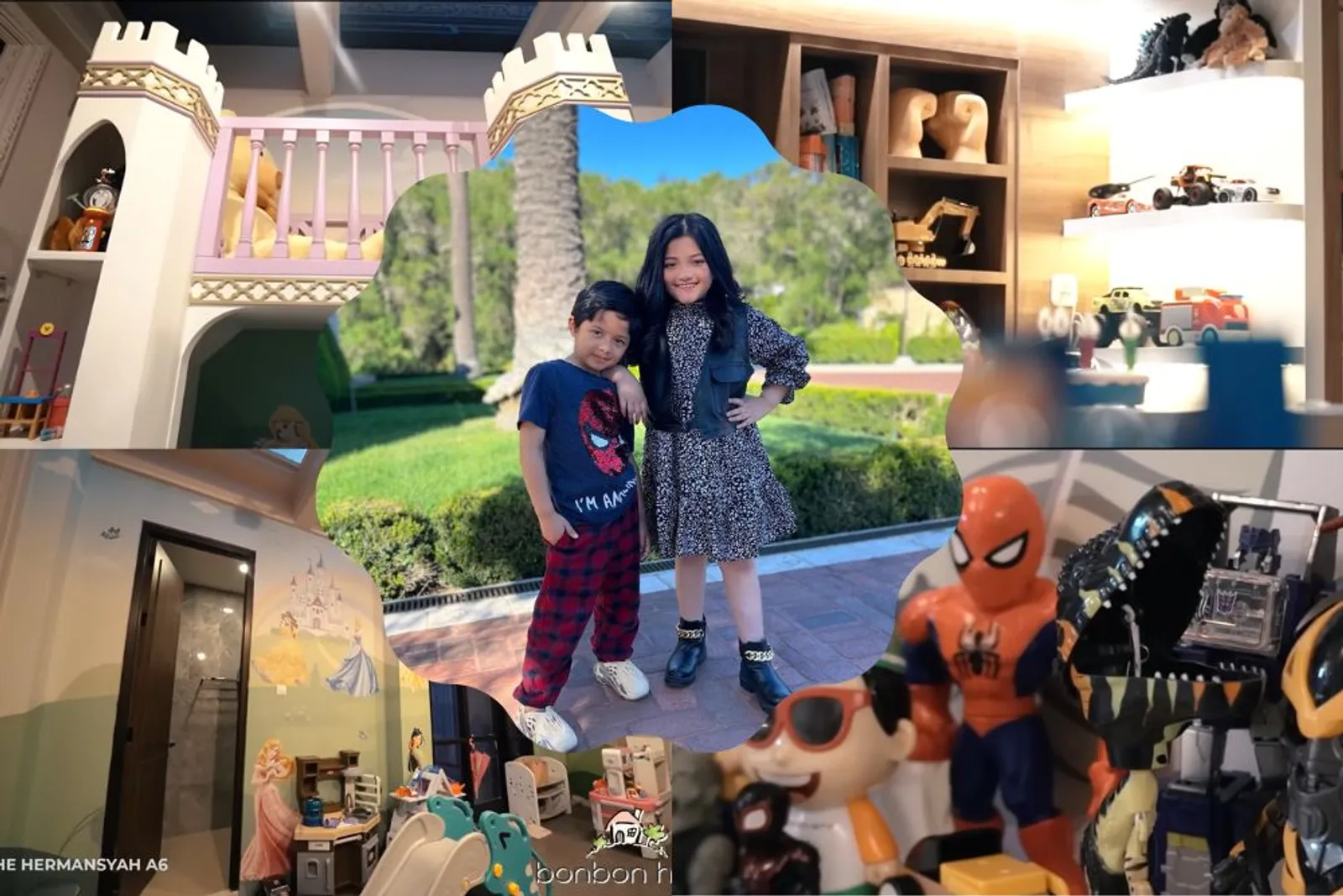 Layak Disebut Disneyland Mini, Ini Potret Kamar Arsy & Arsya