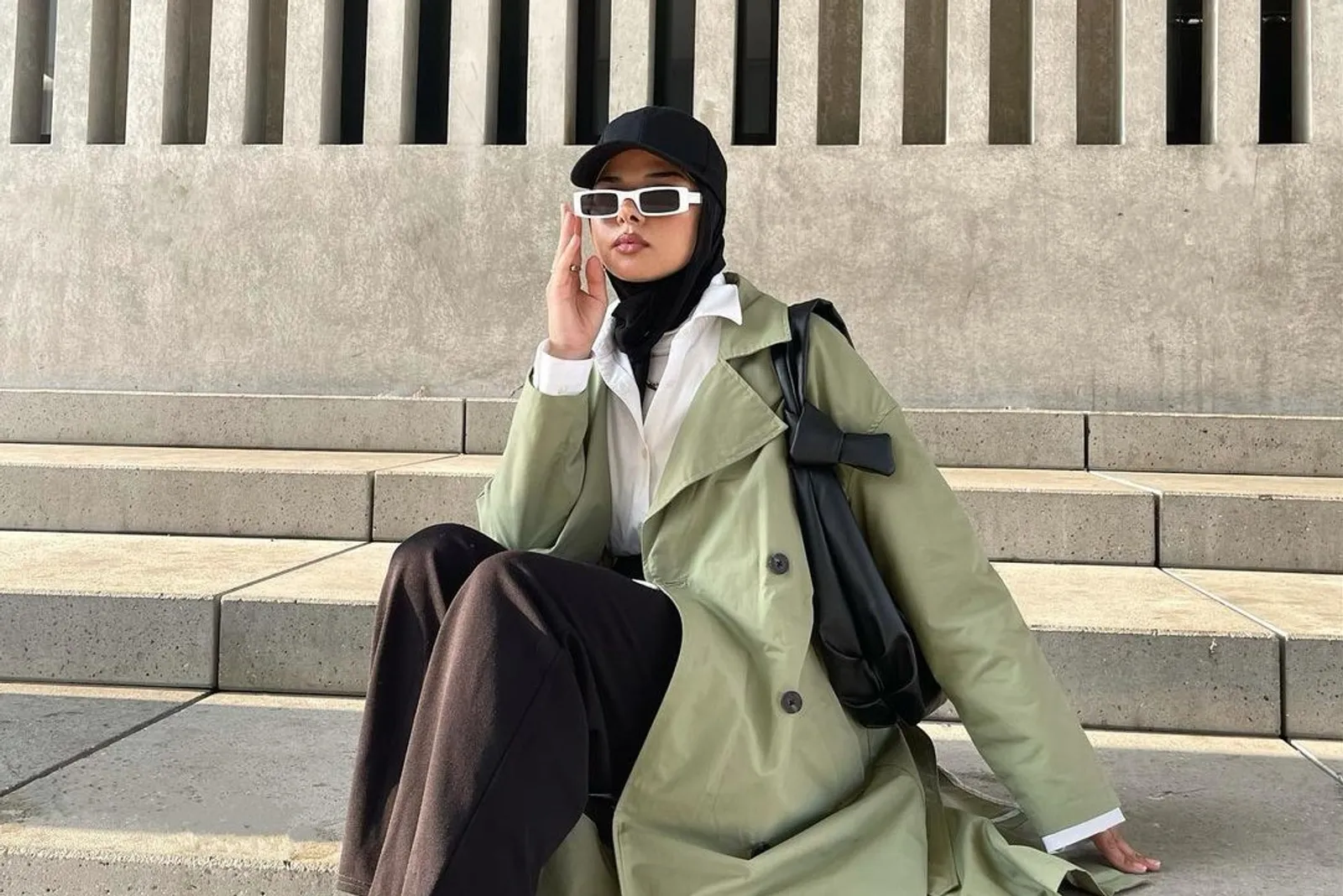 Inspirasi Padu-padan OOTD a La Selebgram Hijab Luar Negeri