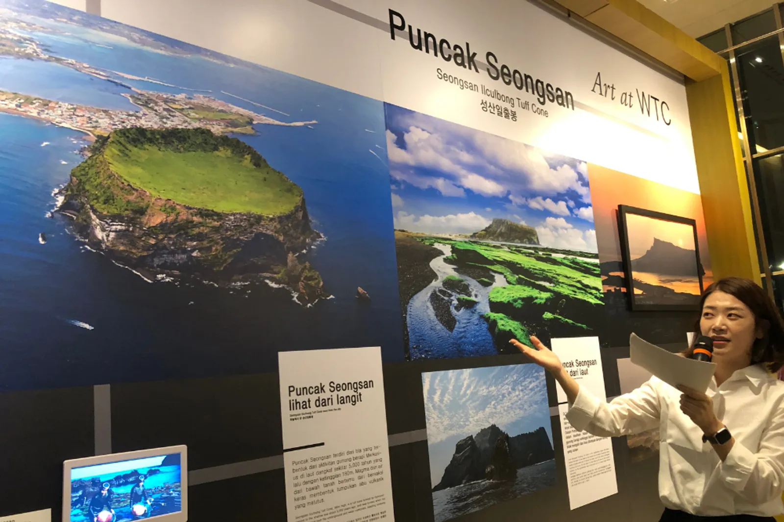 Potret Keindahan Alam Pulau Jeju di Jeju Special Exhibition di Jakarta
