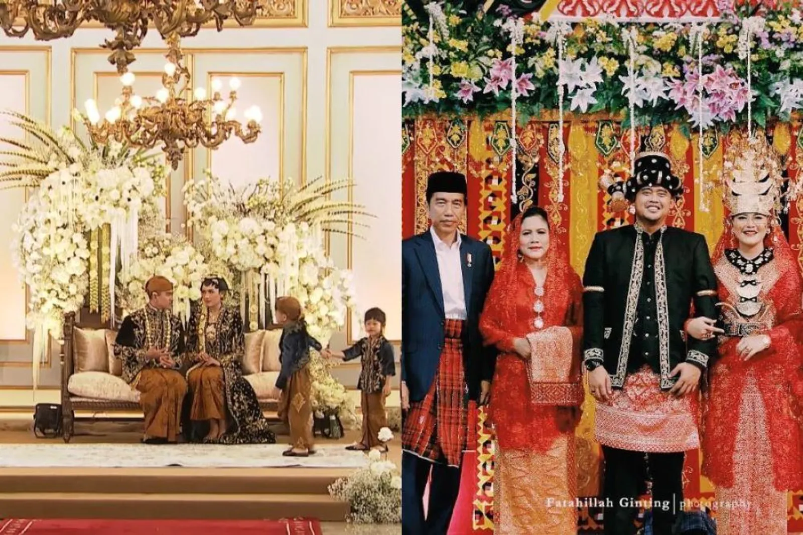 9 Adu Dekorasi Resepsi Pernikahan Kahiyang vs Kaesang, Sama-Sama Megah