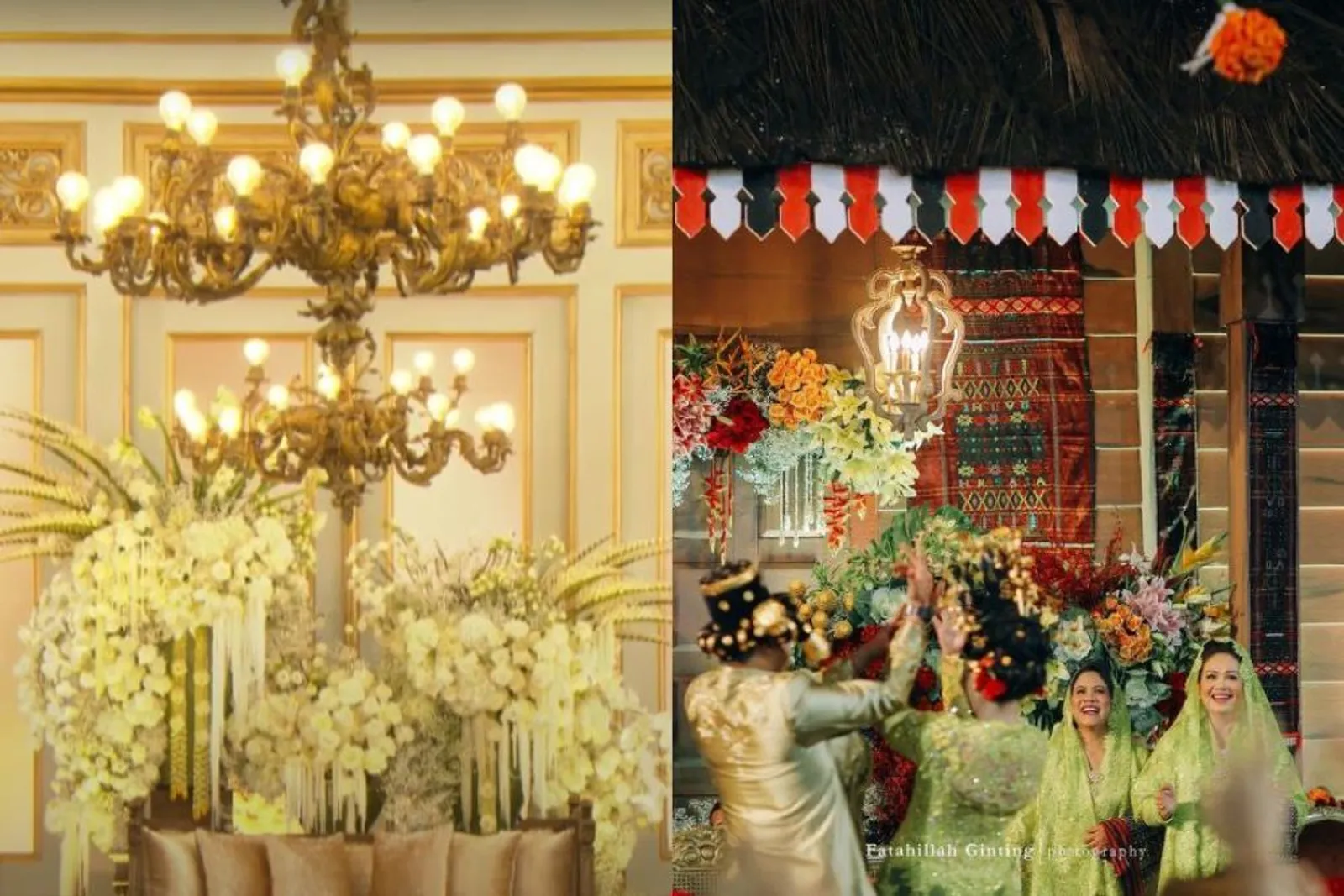 9 Adu Dekorasi Resepsi Pernikahan Kahiyang vs Kaesang, Sama-Sama Megah