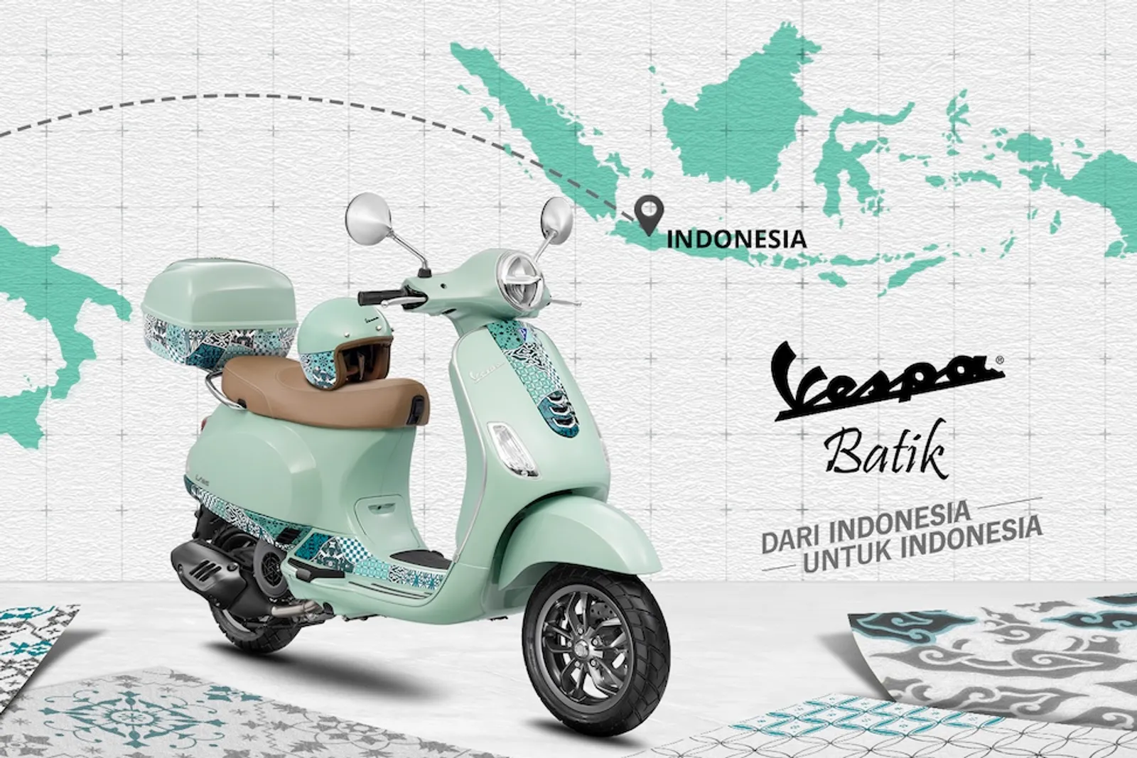 Piaggio Tutup Akhir Tahun dengan Hadirkan Vespa Batik yang Ikonik