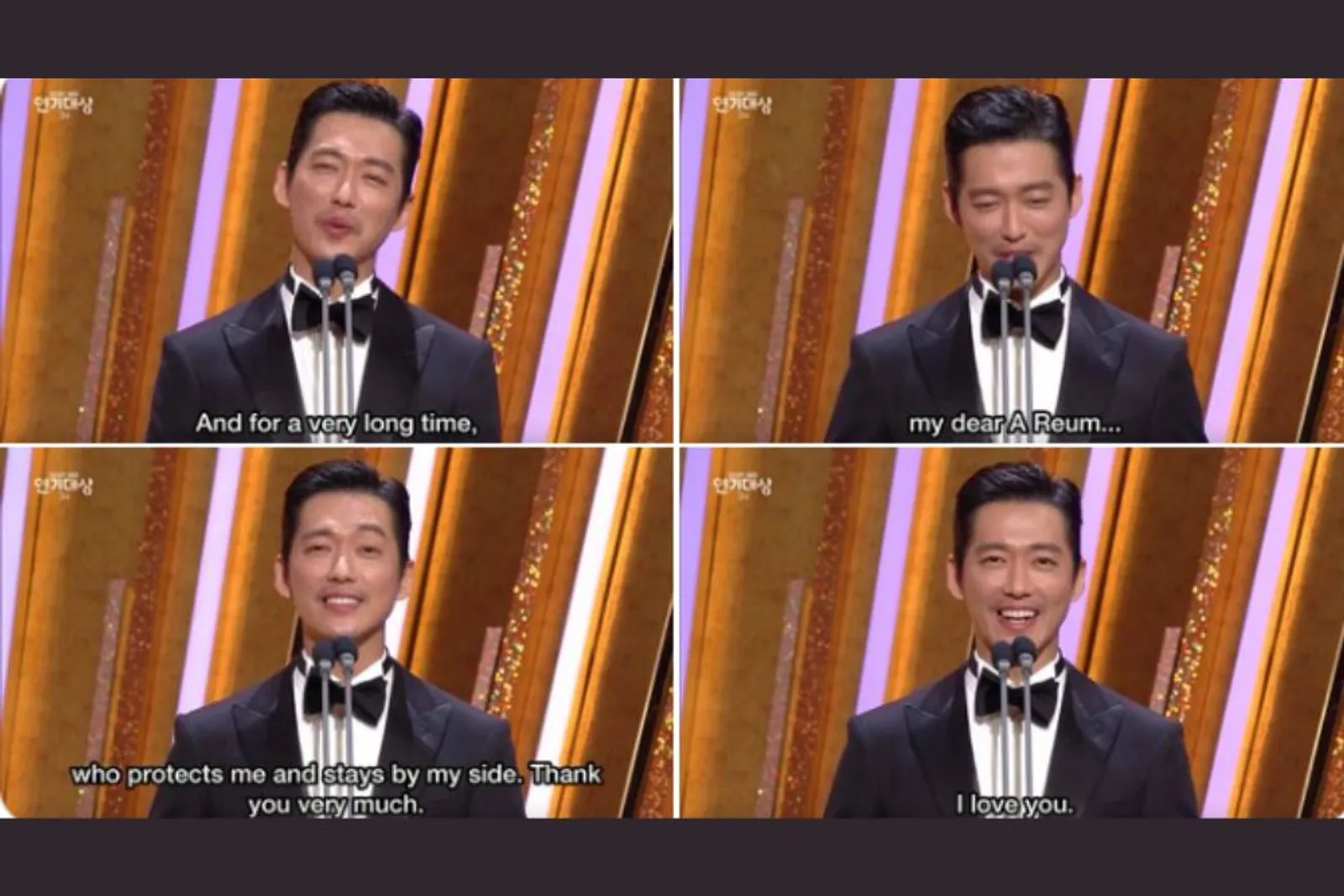 5 Aktor Korea yang Ucapkan Terima Kasih ke Pasangan Saat Menang Awards