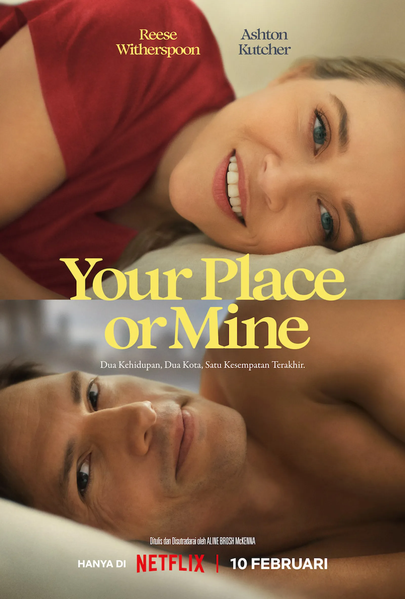 Sambut Valentine lewat Film Komedi Romantis 'Your Place or Mine'