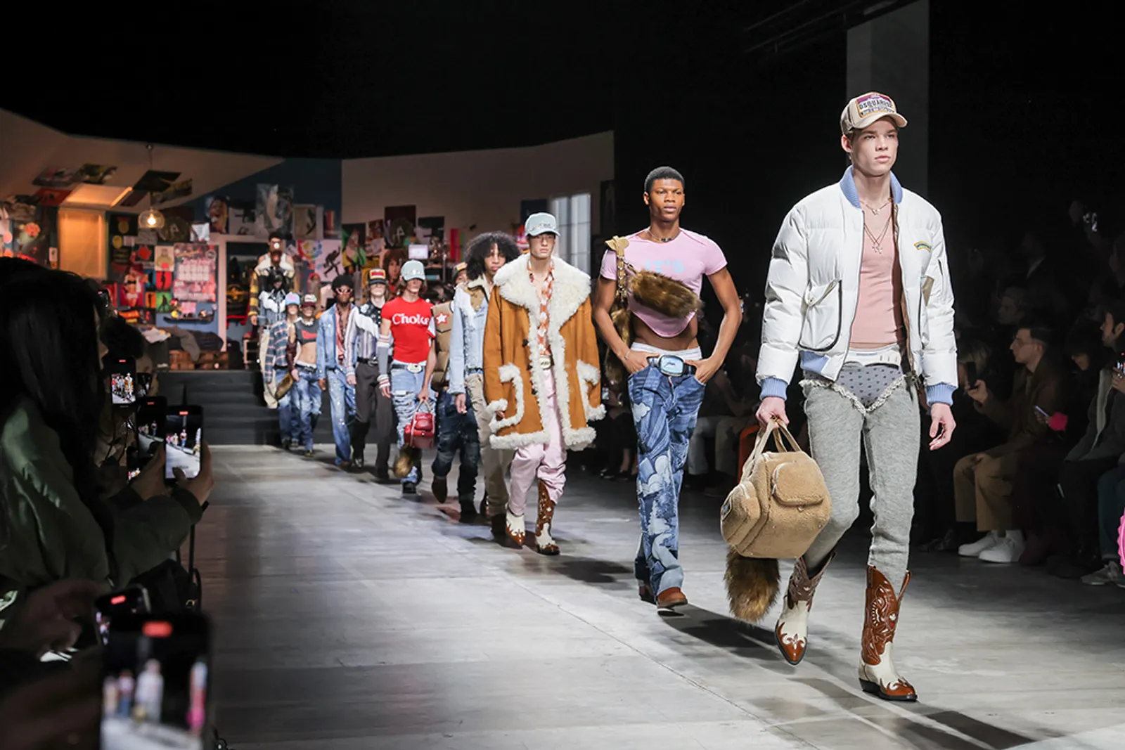 7 Hal Menarik di Fashion Show Dsquared2 Menswear Fall 2023