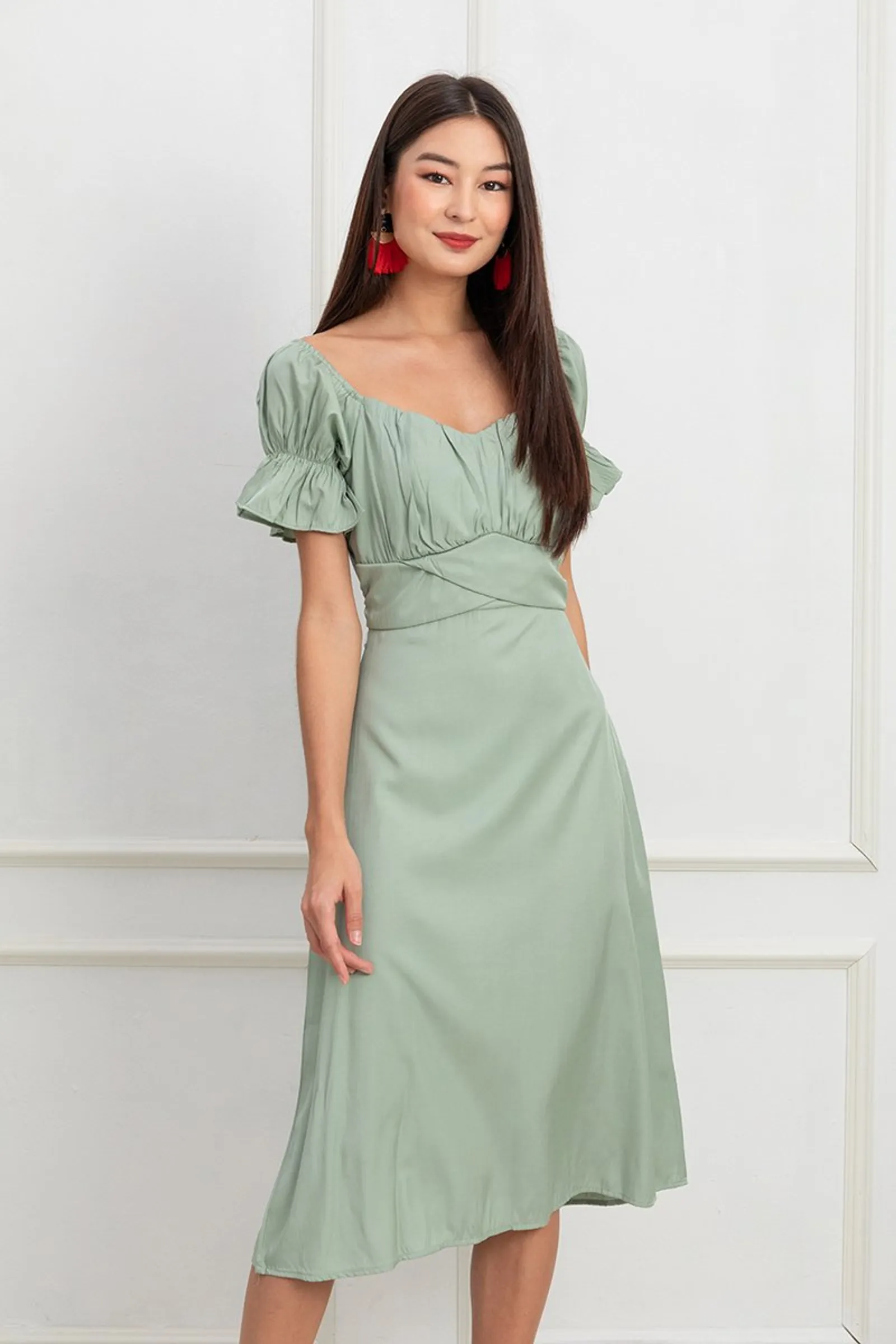 Rekomendasi Model Gaun Bridesmaid Warna Hijau Mint