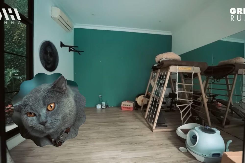 17 Potret Rumah Arie Untung, Punya Ruang Buat Kucing yang Luas