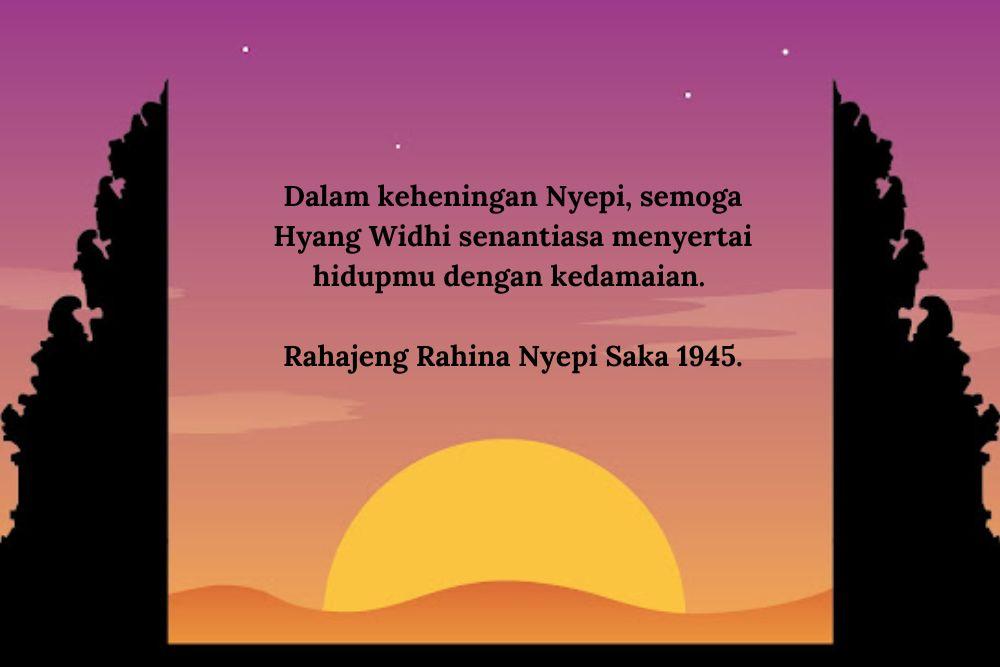 15 Ucapan Selamat Hari Raya Nyepi 2023 Lengkap dengan Gambar