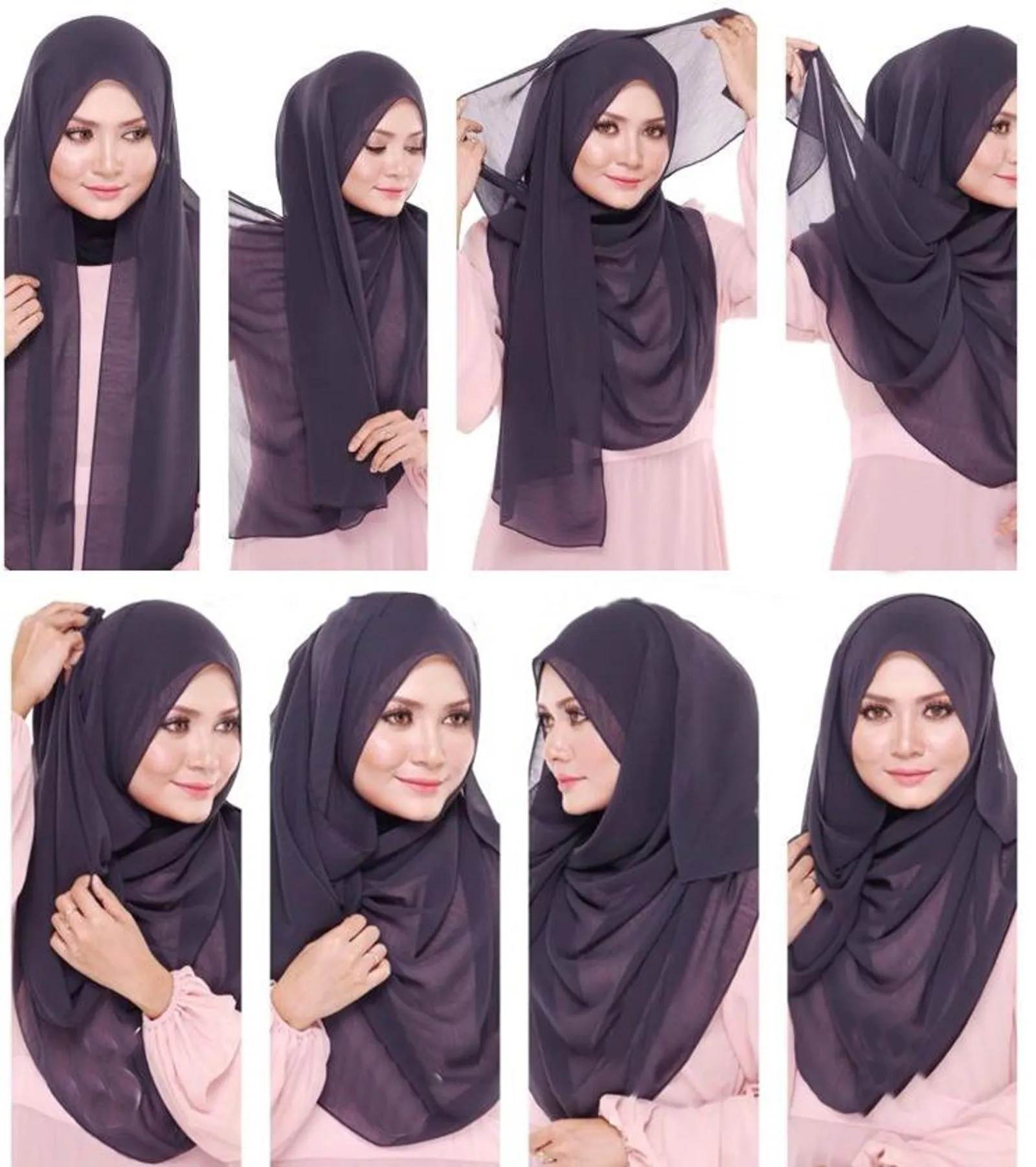 18 Tutorial Pashmina Hijab Simple untuk Remaja 2024, Yuk Coba!