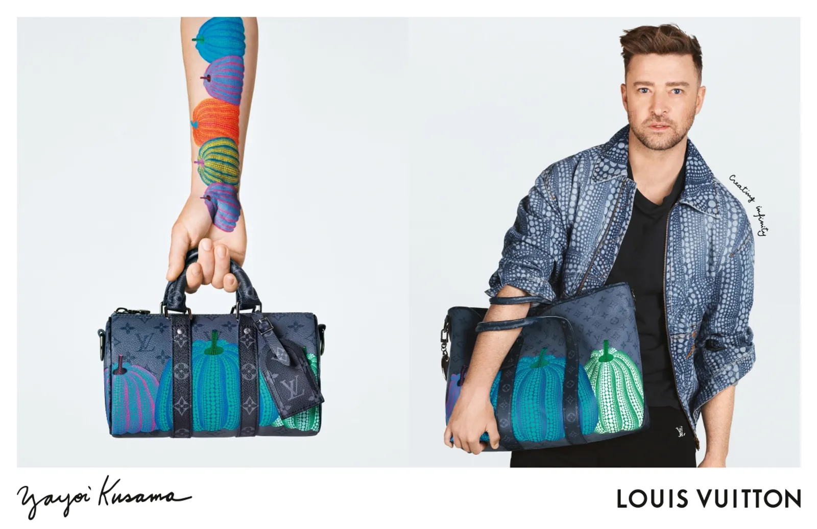 Justin Timberlake Jadi Model Campaign Louis Vuitton dan Yayoi Kusama