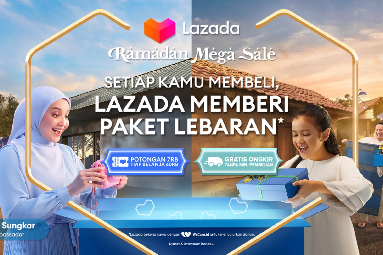 Belanja Sekarang! Lazada Sedang 'Membeli untuk Memberi' Paket Lebaran