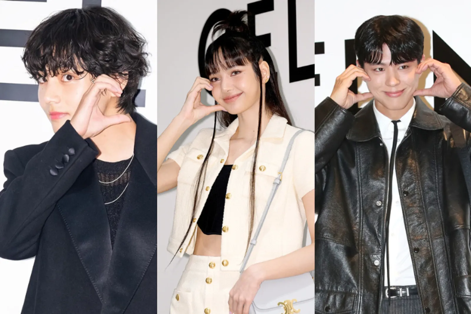 V 'BTS', Lisa 'BLACKPINK', dan Park Bo Gum Hadiri Acara CELINE