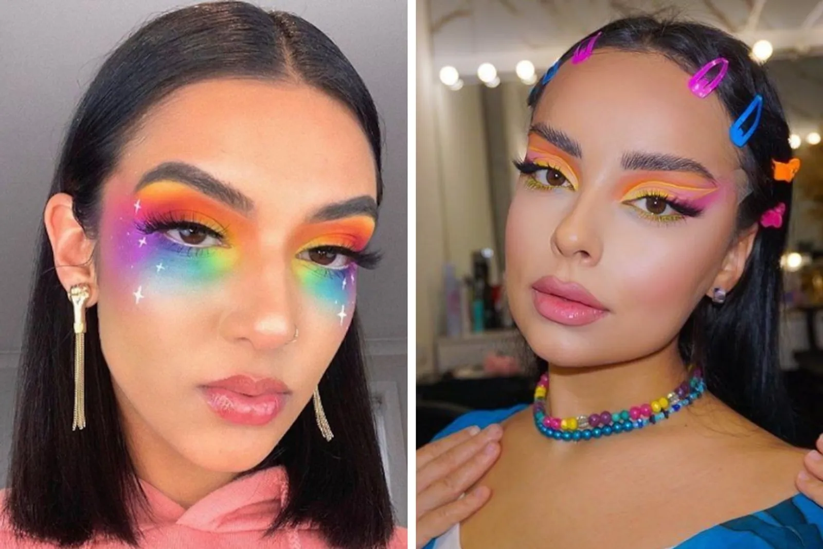 Tampil Kece a la Gen Z dengan Colourful Makeup 