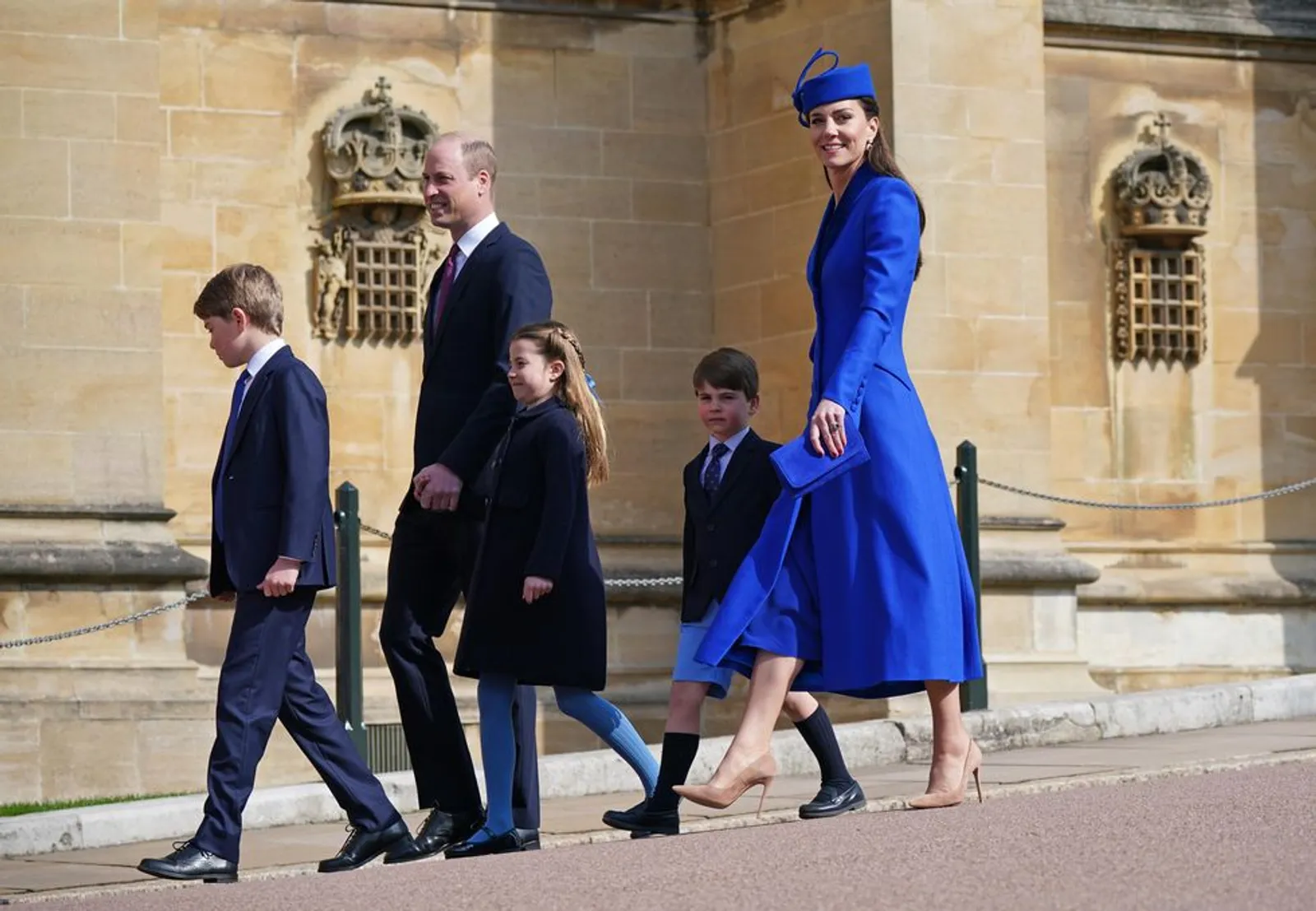 Penampilan Keluarga Kerajaan Inggris Rayakan Paskah di Windsor