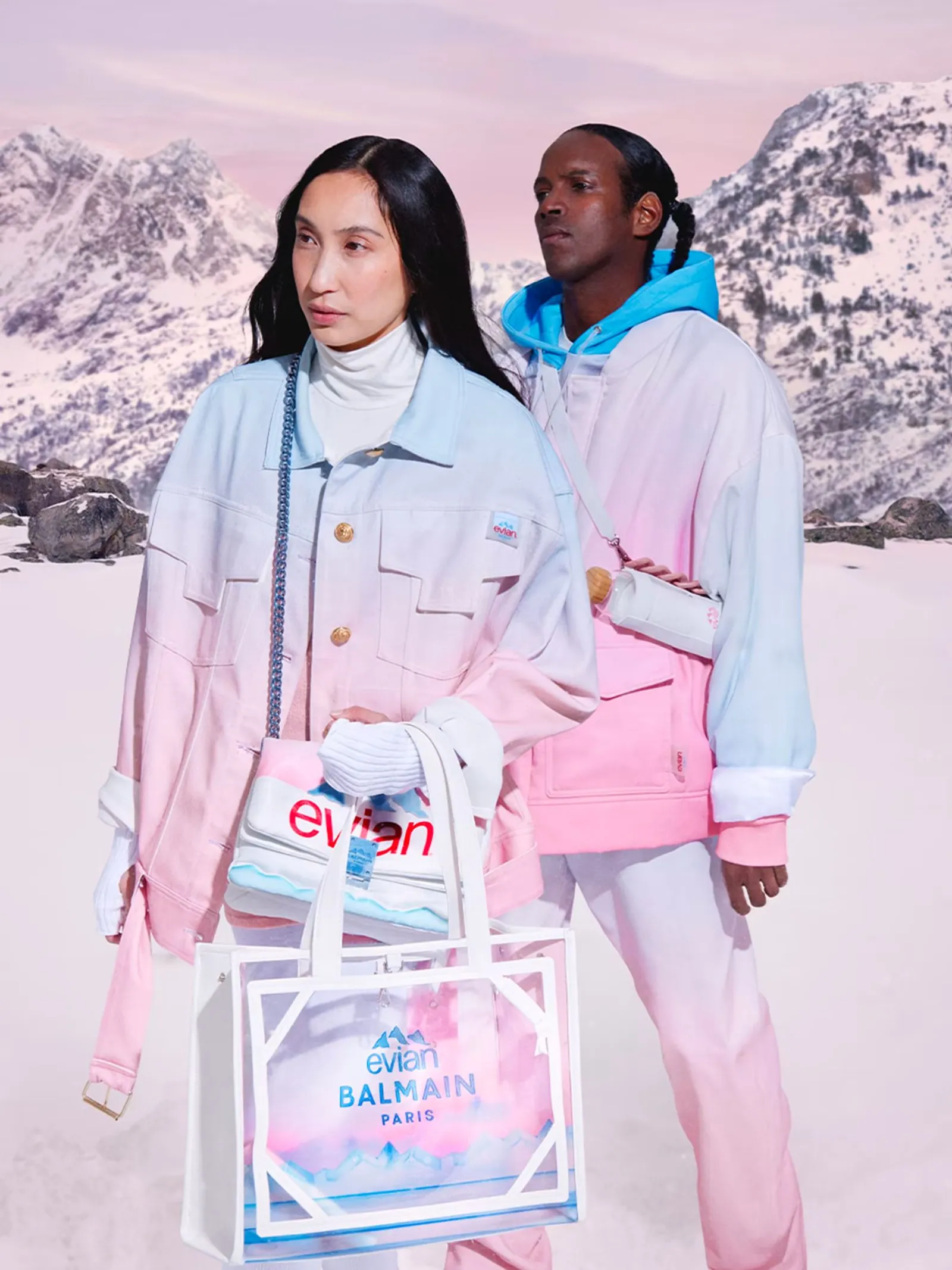 Balmain x evian Merilis Koleksi Kapsul yang Ramah Lingkungan