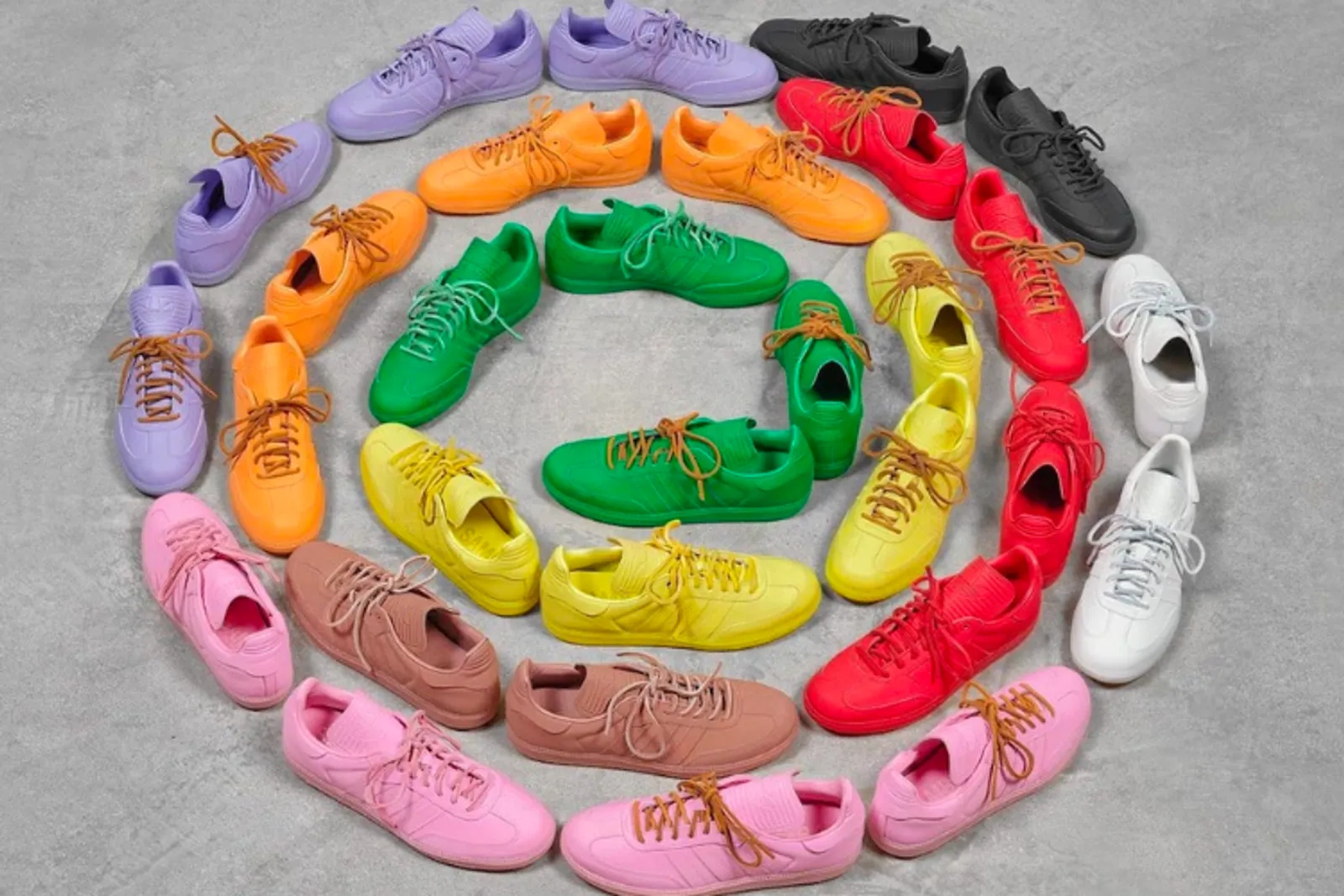 Pharrell x adidas Humanrace Samba “Colors Pack” Bakal Hadir Bulan Mei