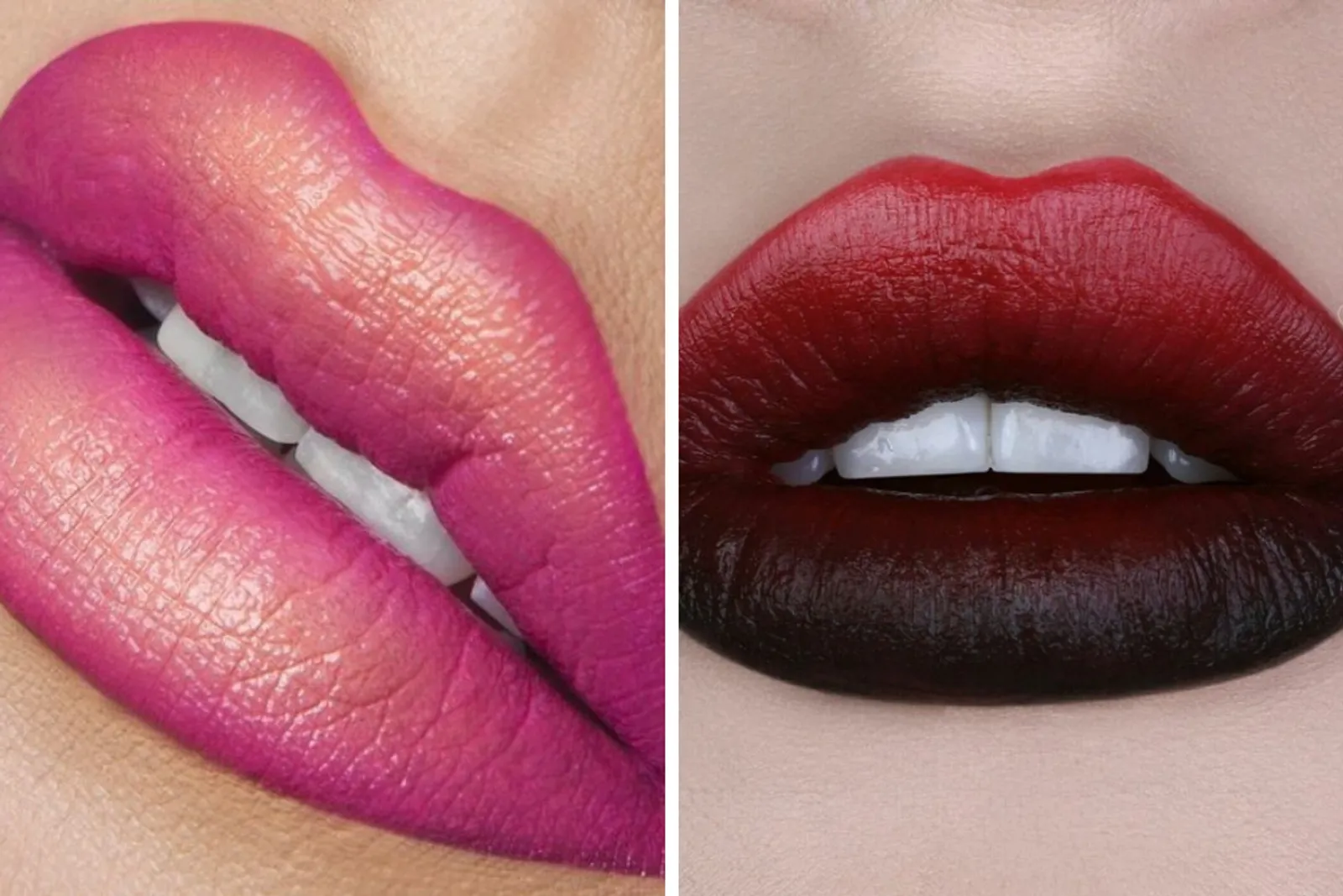 Bikin Bibir Lebih Berdimensi dengan Berbagai Gaya Ombre Lips Ini