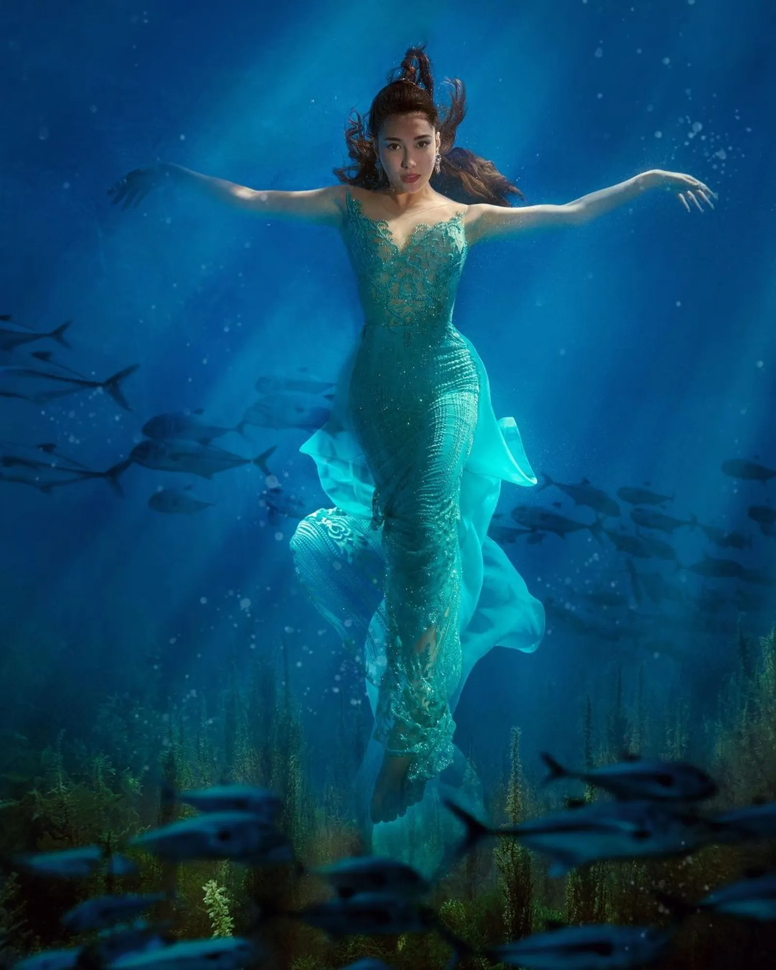 Gaya Para Artis Indonesia Lakukan Pemotretan a La 'The Little Mermaid'