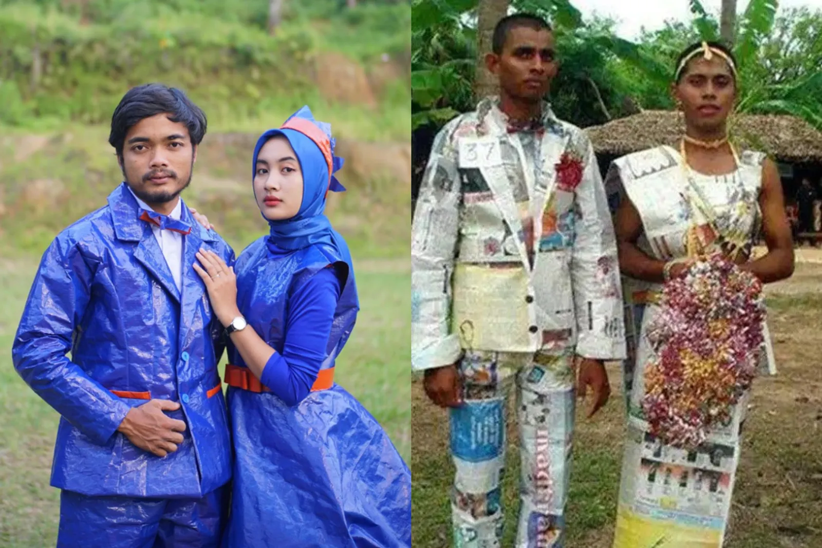 8 Foto Pernikahan dengan Busana Low Budget, Nggak Kehabisan Ide!