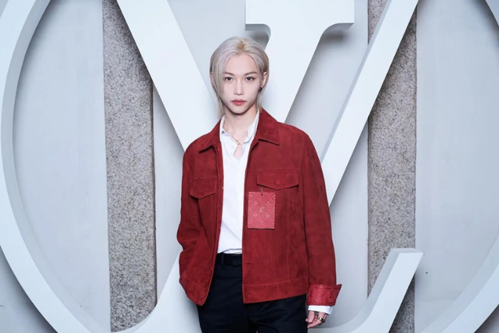 Viral Takes on X: Stray Kids' Felix wears Louis Vuitton's Ready to Wear  Suede Jacket for LV's Cruise 2024 show in Italy.  /  X