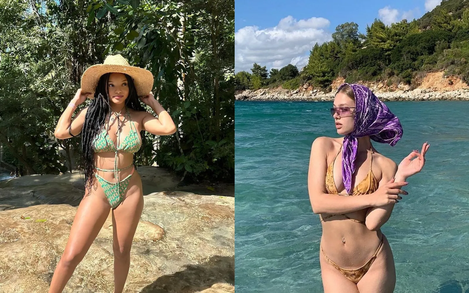 Adu Gaya Asli Pemeran Ariel vs Vanessa di Film 'The Little Mermaid'