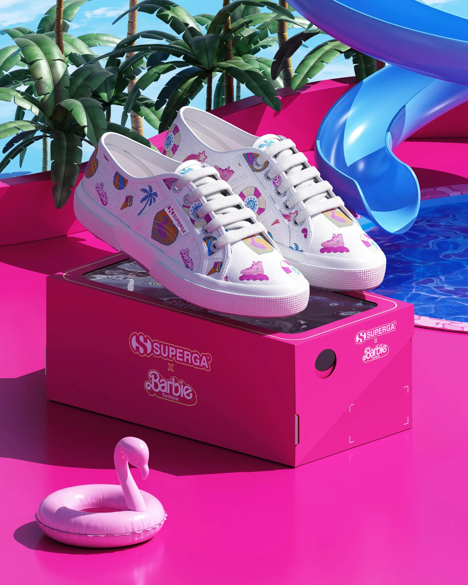 Gemas! Intip Koleksi Sepatu Kolaborasi Superga x Barbie The Movie