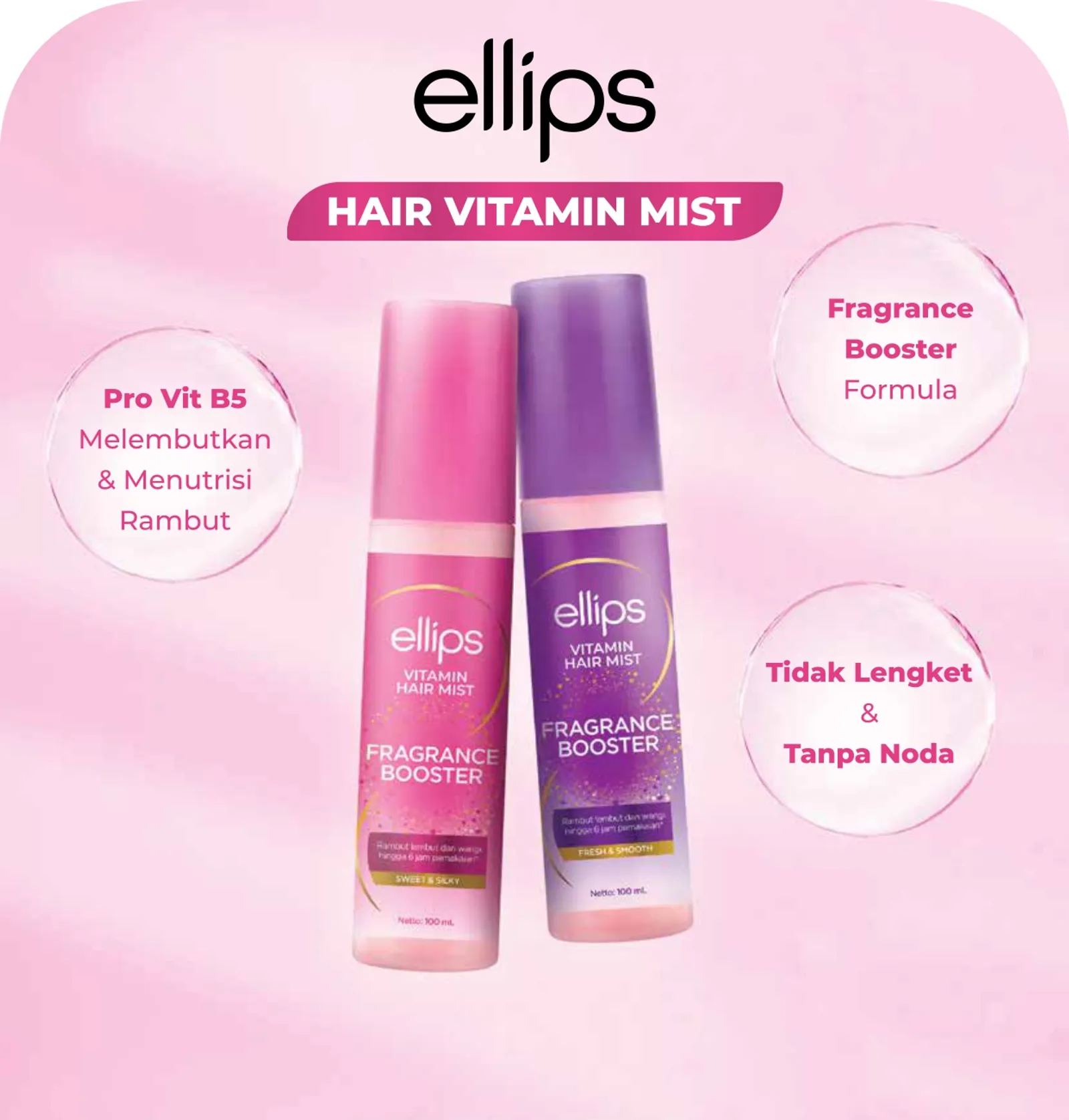 Voila! Rambut Jadi Wangi secara Instan dengan Ellips Vitamin Hair Mist
