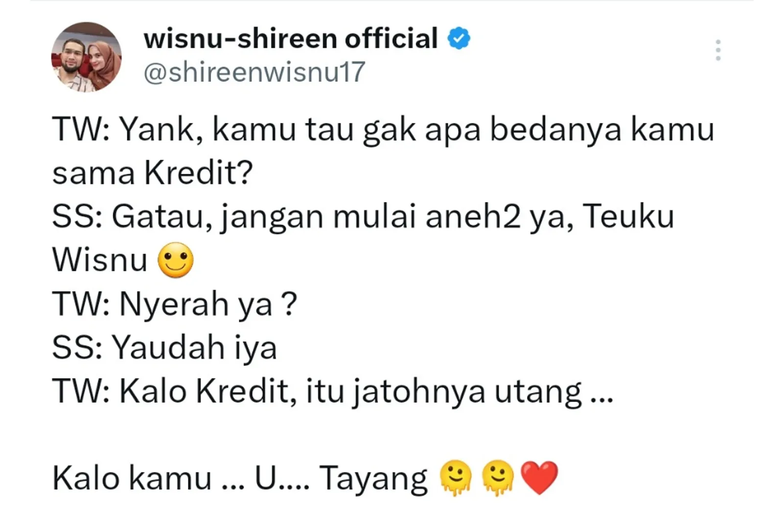 25 Gombalan Kocak a la Teuku Wisnu, Ampuh Bikin Pasangan Ketawa