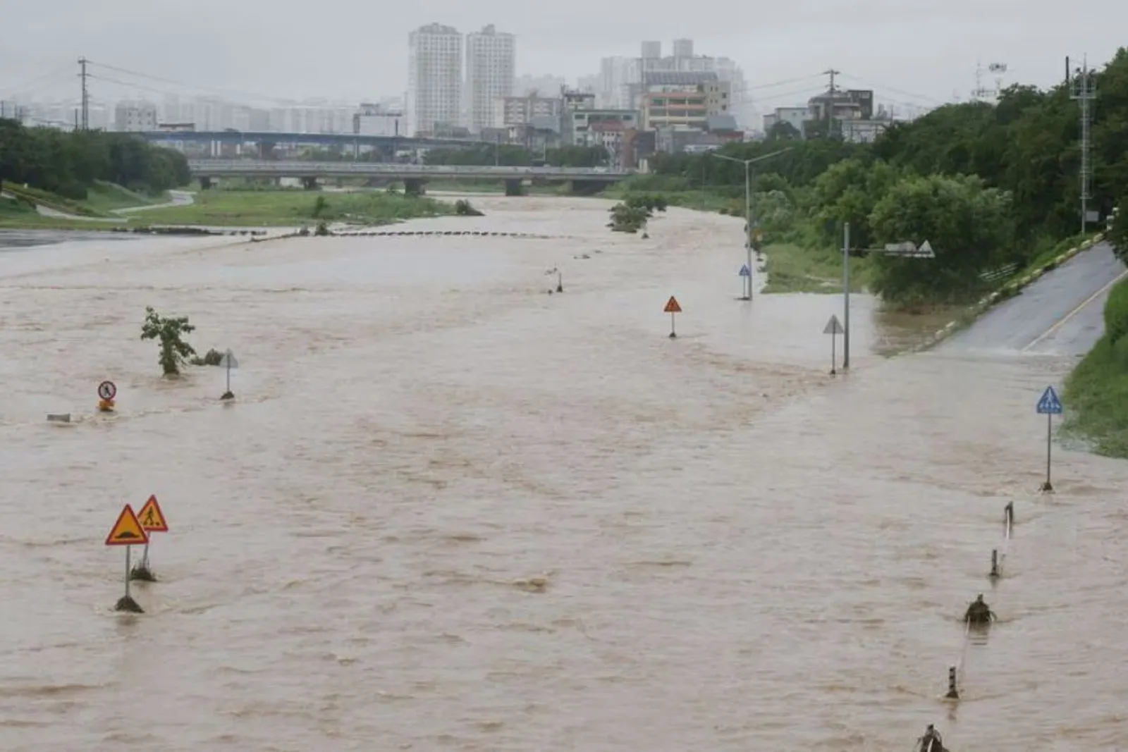 Kondisi Terkini Bencana Banjir Korea Selatan, Hingga Terjadi Longsor