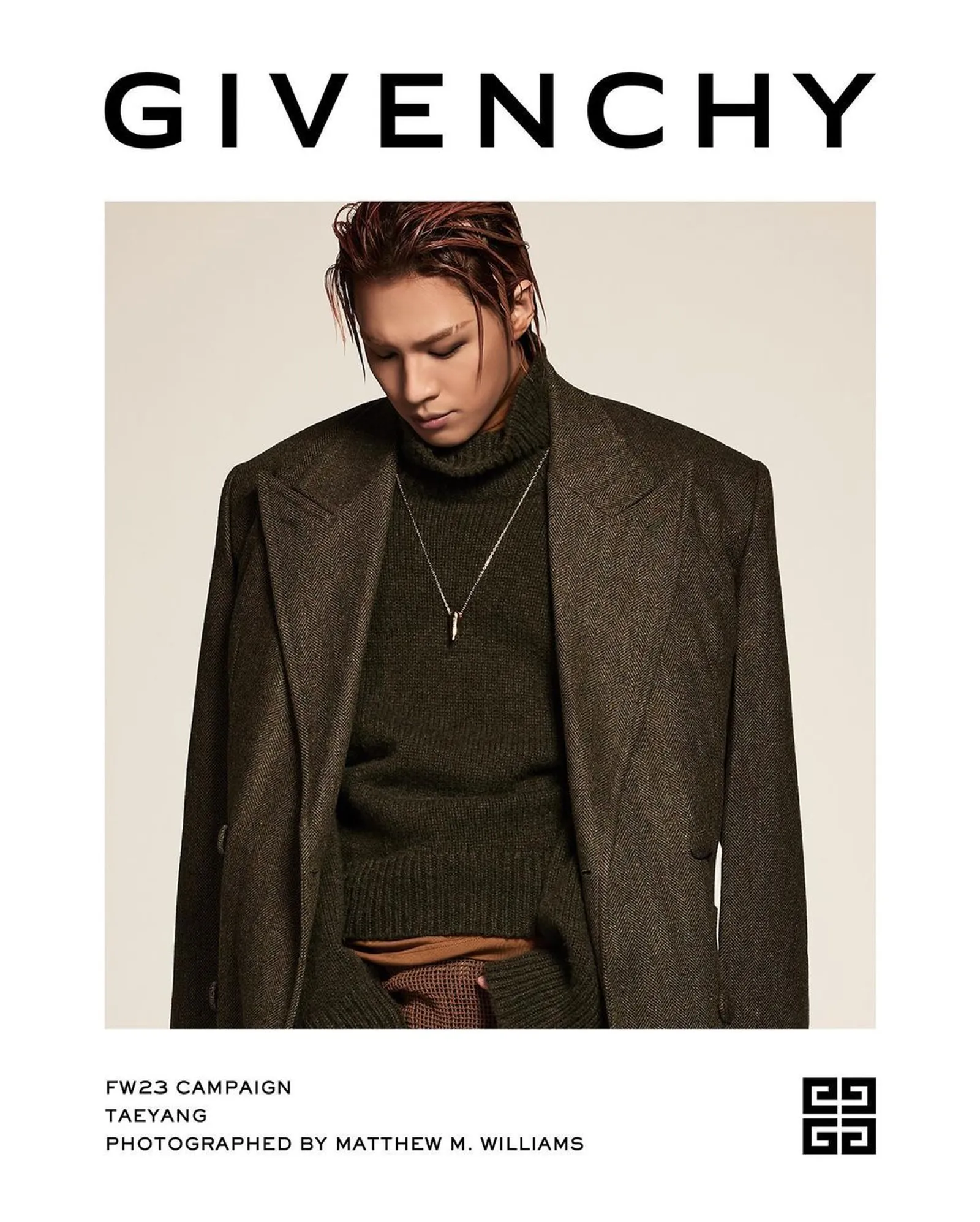 Taeyang Bintangi Campaign Givenchy Menswear Terbaru