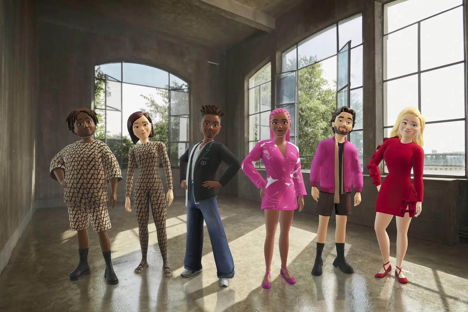 Valentino Rilis Digital Avatar Outfit di Metaverse