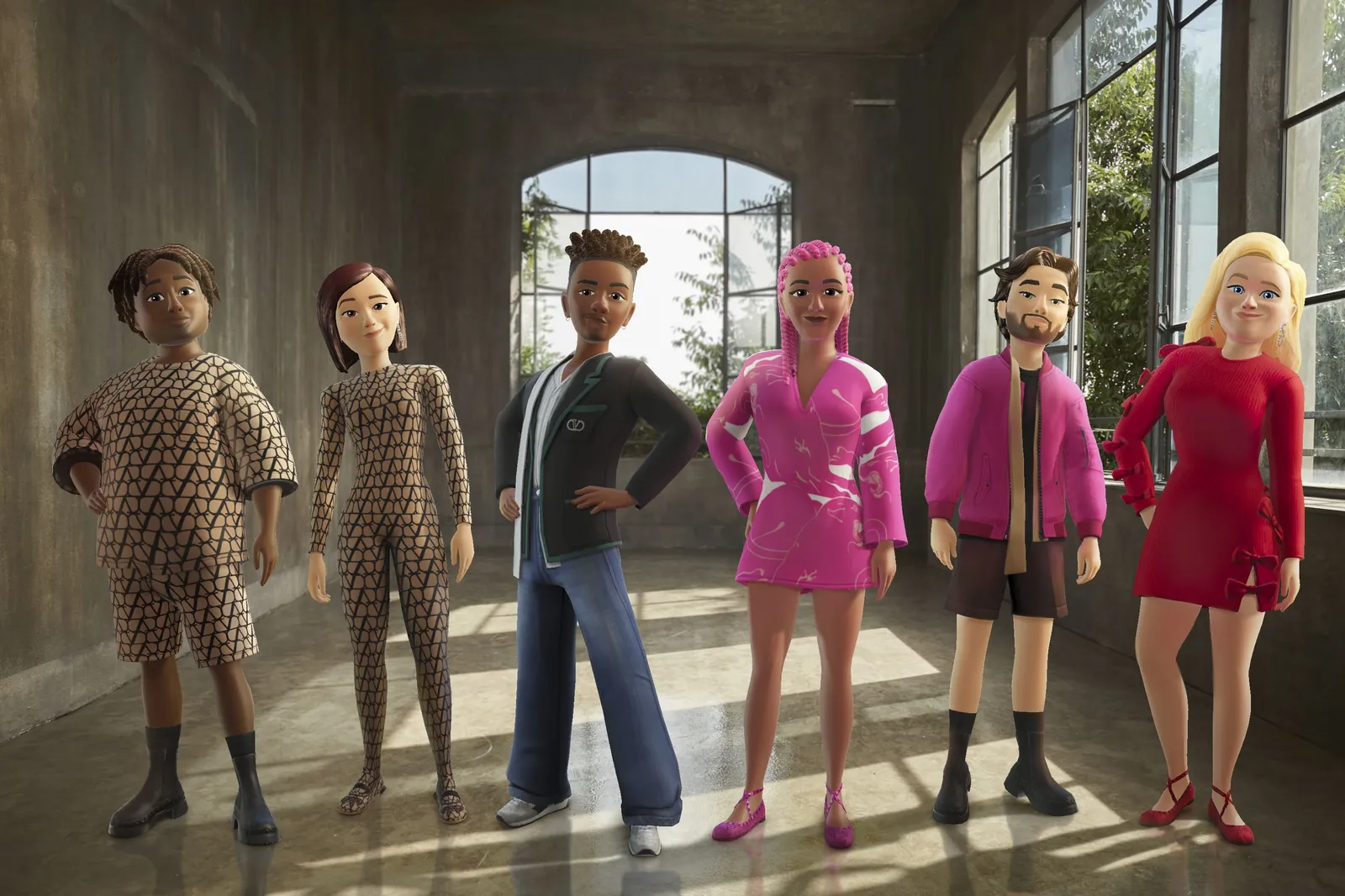 Valentino Rilis Digital Avatar Outfit di Metaverse