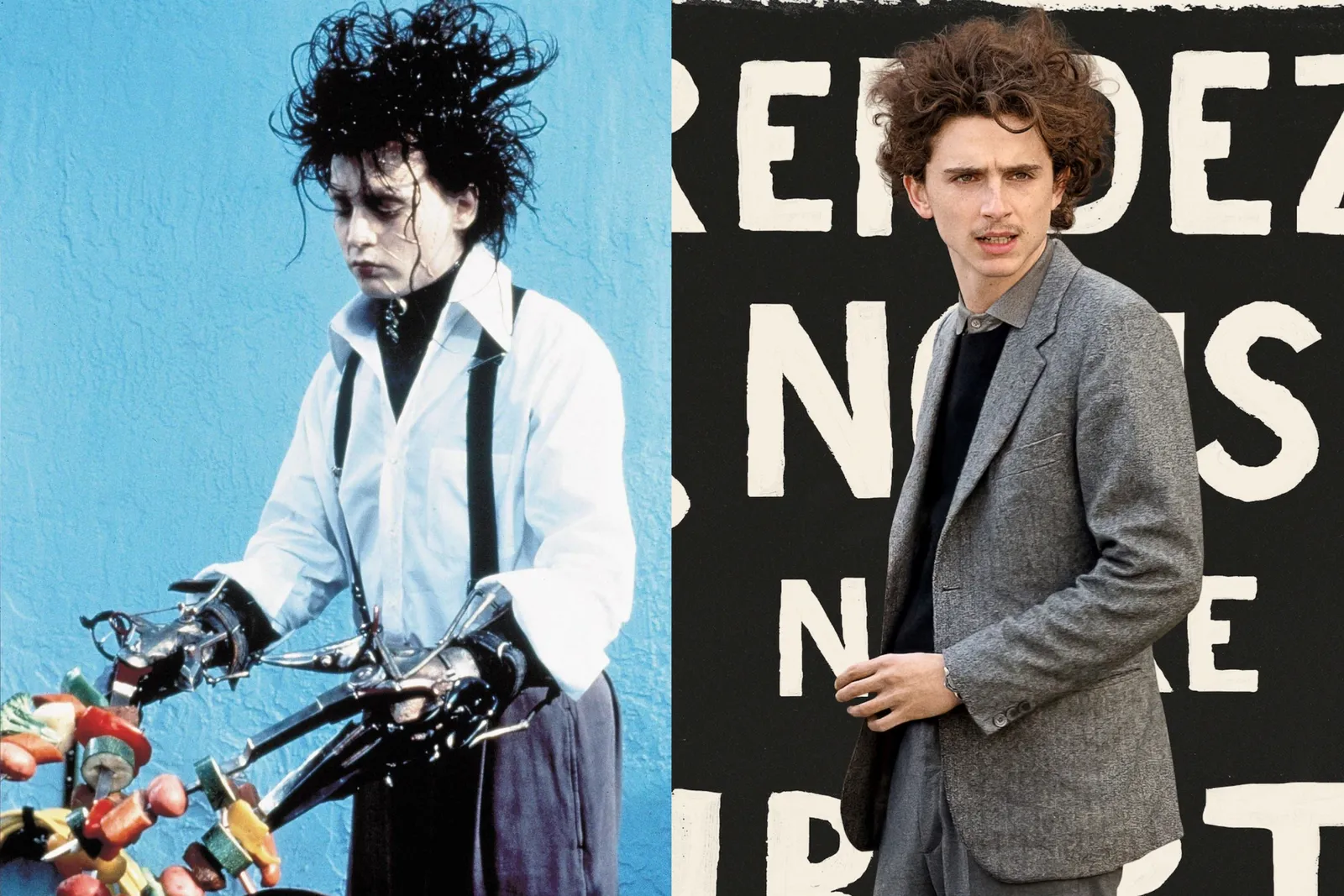 Adu Gaya Asli Johnny Depp Muda vs Timothée Chalamet 