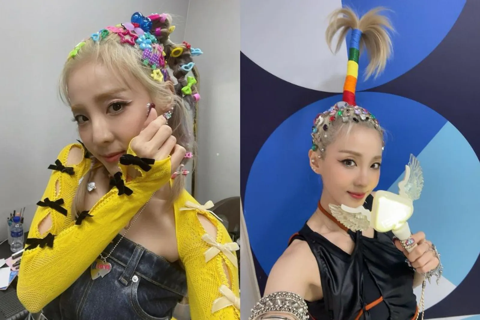 7 Gaya Rambut Nyentrik a la Sandara Park, Ikonik! 