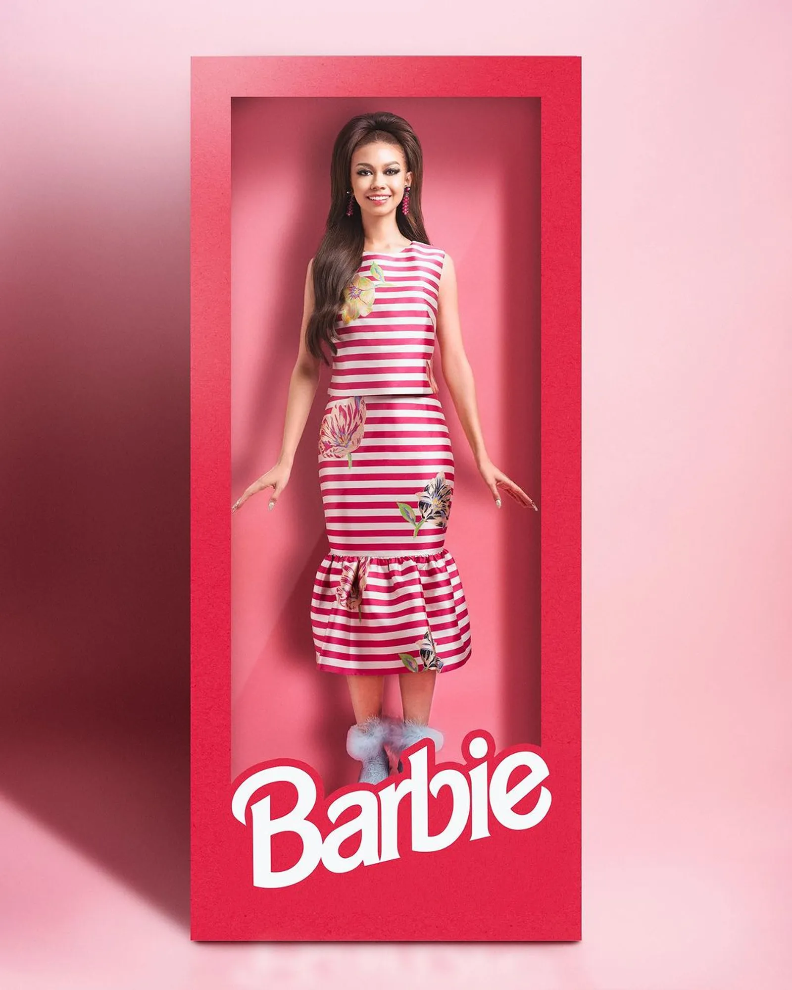 Deretan Gaya Publik Figur Lokal Ikut Tren Cosplay Jadi Barbie