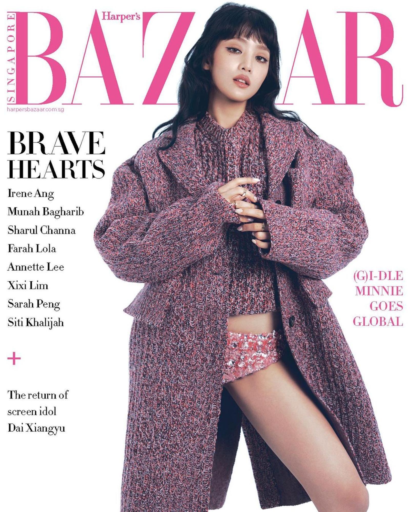 Gaya Seksi Minnie '(G)I-DLE' untuk Pemotretan Cover Majalah