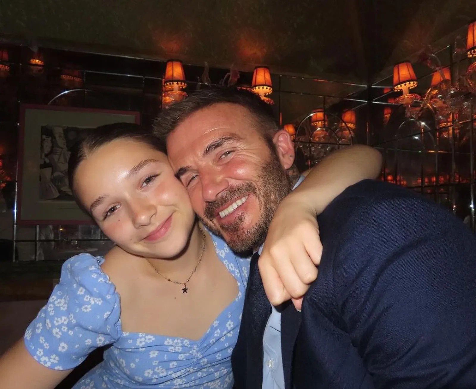 10 Potret Hangat David Beckham dan Putrinya yang Beranjak Remaja