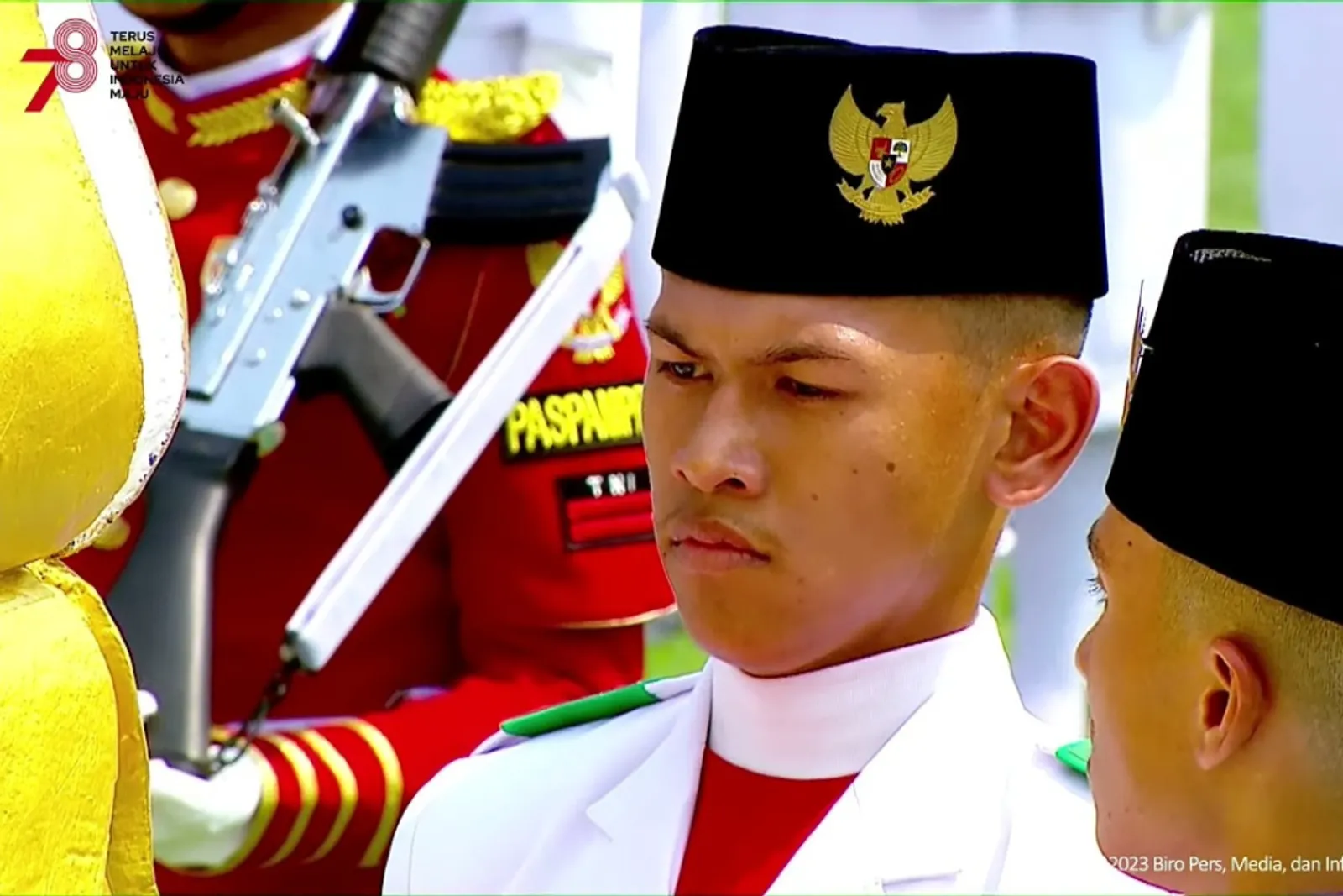 Profil Tiga Pengibar Bendera 17 Agustus di Istana Merdeka