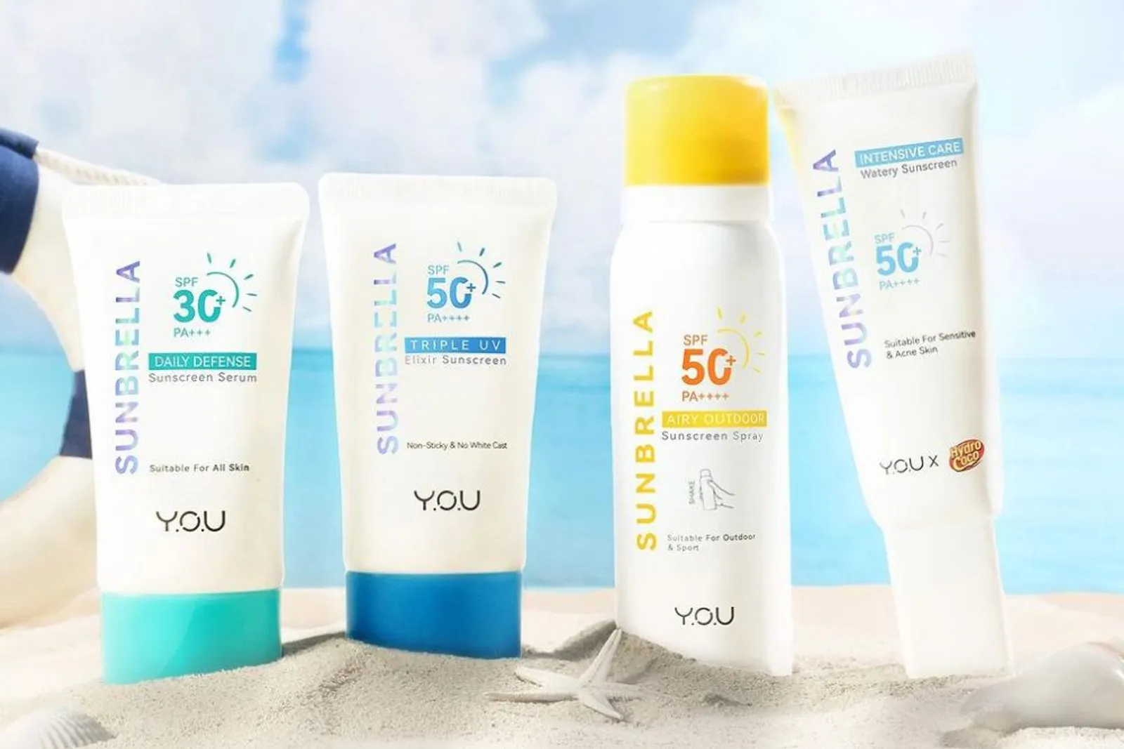 Sudah Lulus Uji SPF & PA, YOU Beauty Luncurkan Rangkaian Sunscreen